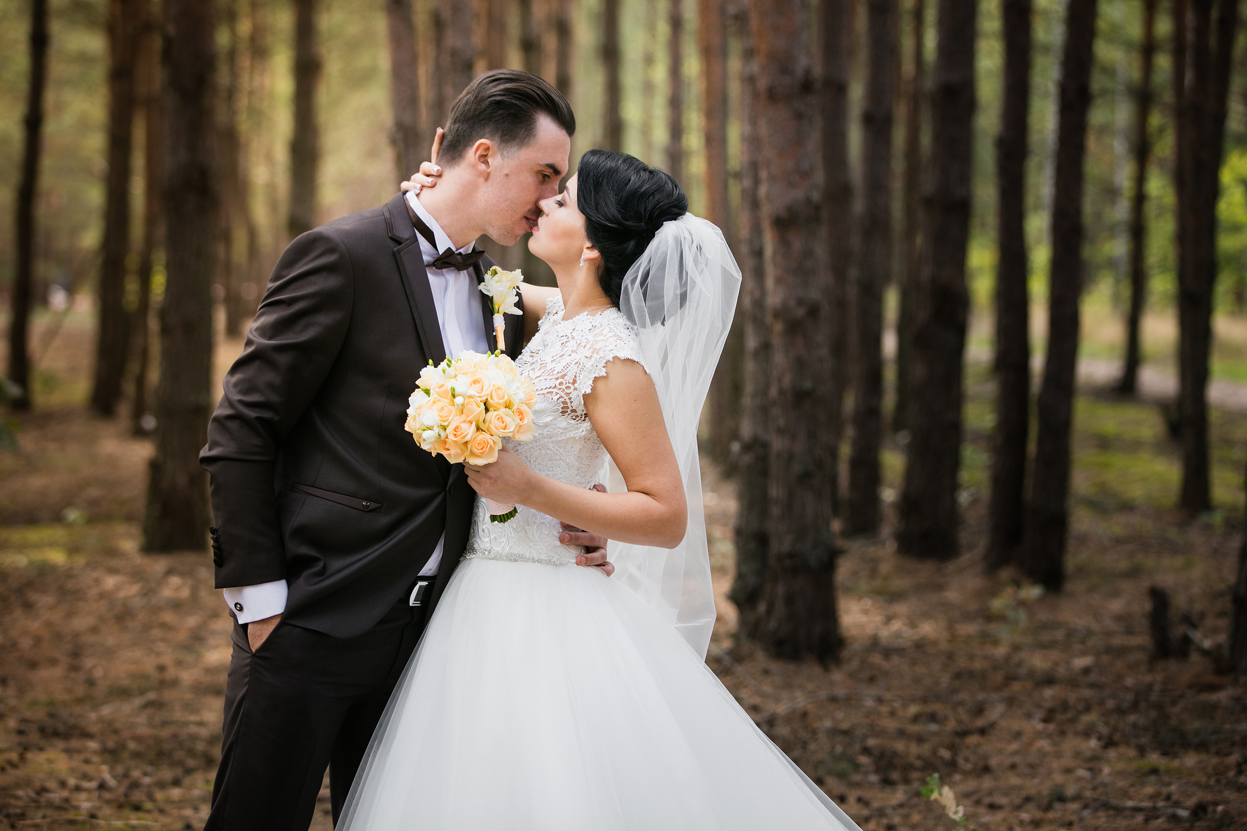 Красивая свадебная фотосессия в Солигорске. Европейская фотография