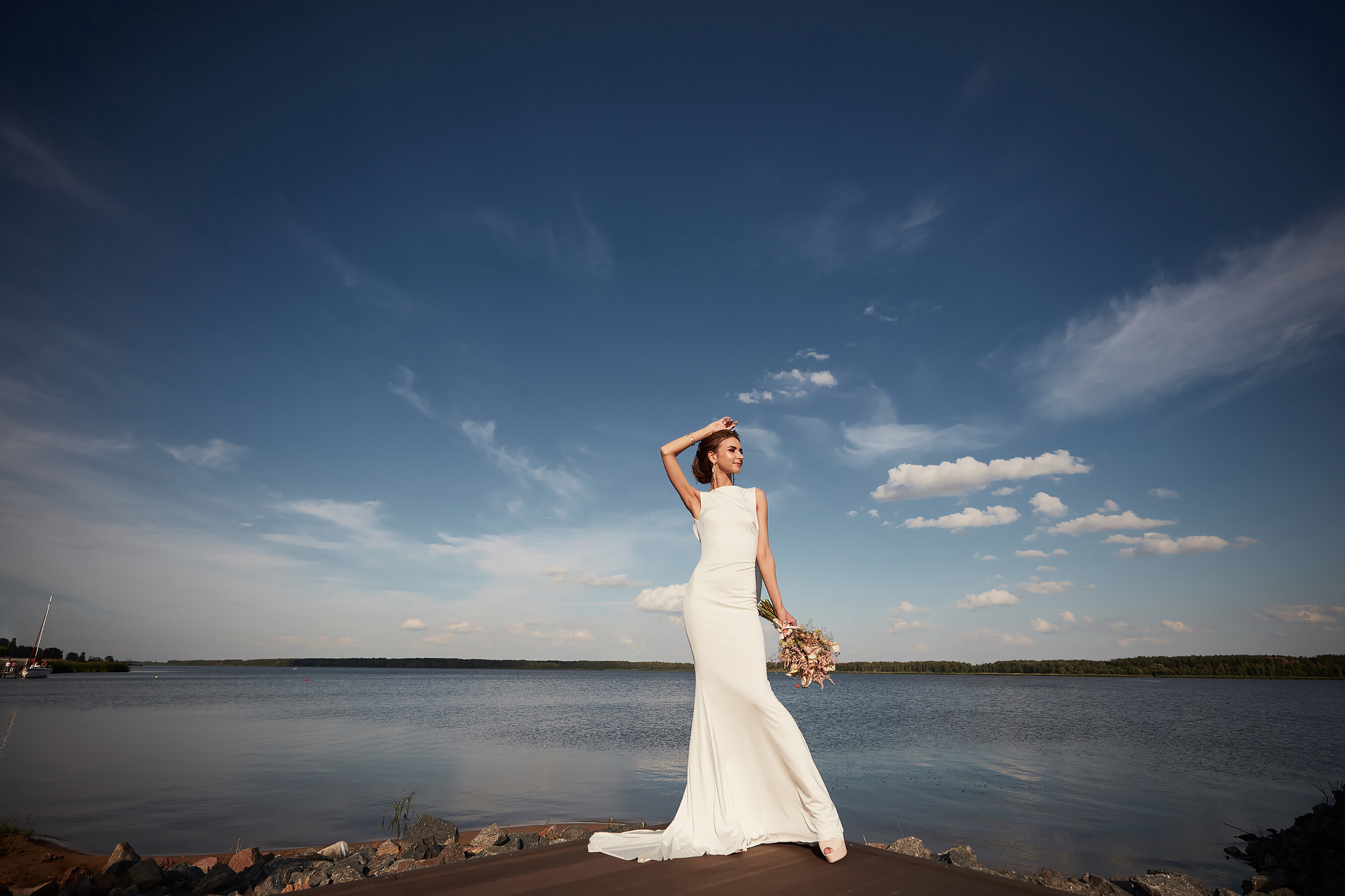 Свадьба на море. Свадьба на яхте в Солигорске. Яхта в Солигорске. Фото