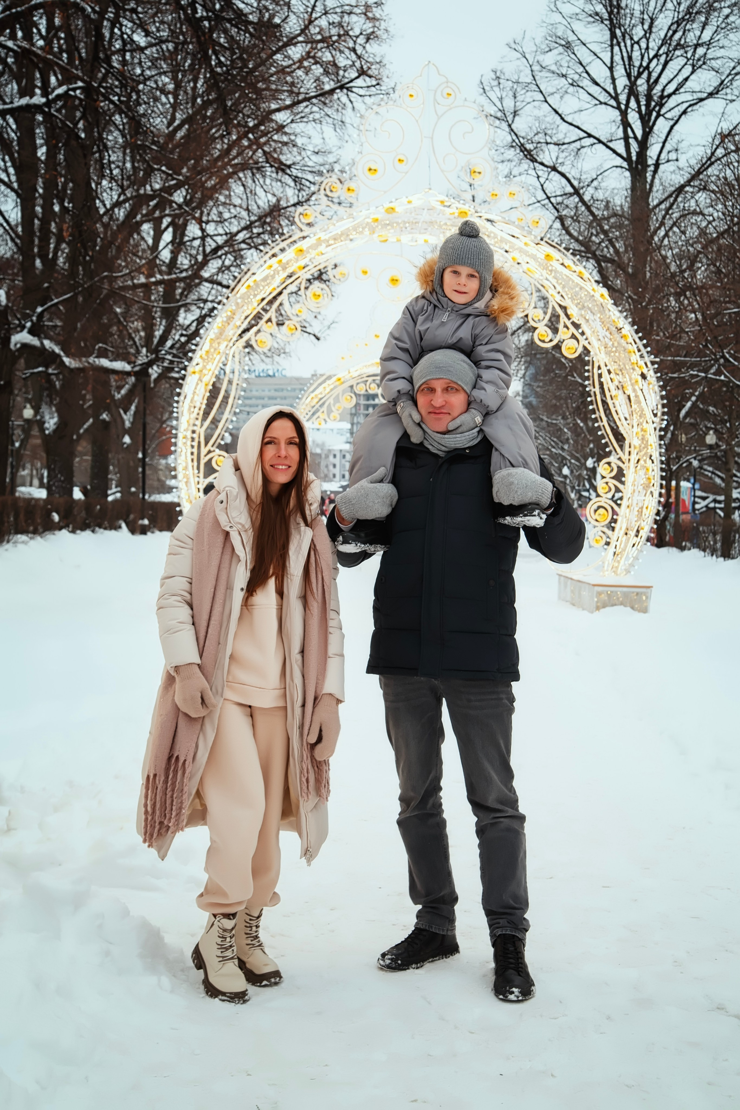Зимняя семейная фотосессия. Индивидуальная и свадебная фотосъёмка в Москве и МО Ерёмин Павел