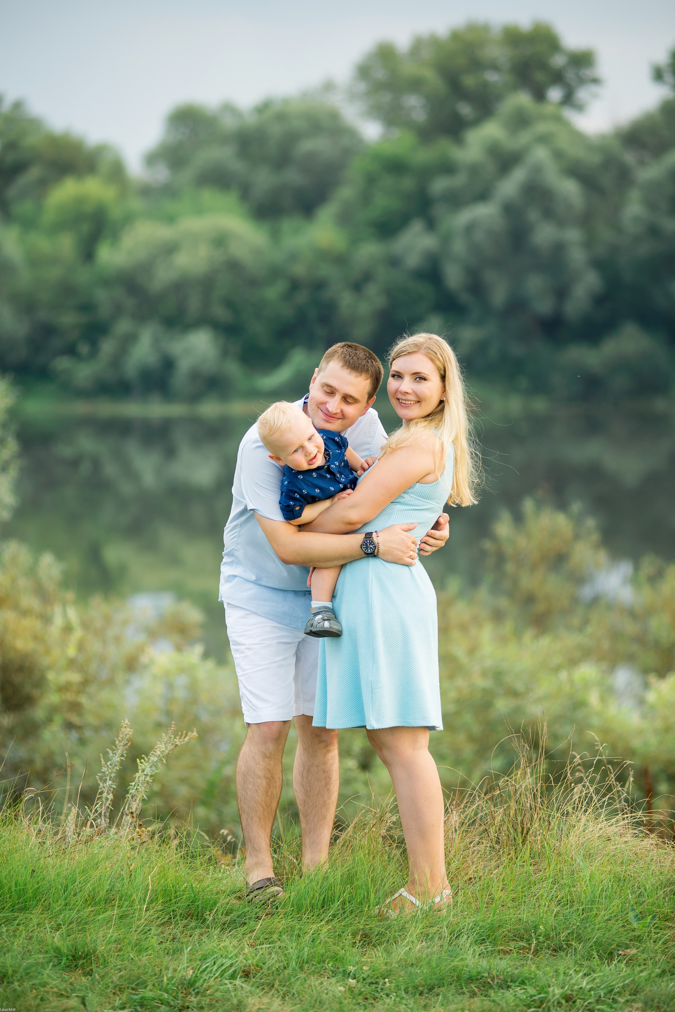 Вова, Маша и маленький Серёжа. Свадебный фотограф в Рязани Вагнер Владимир