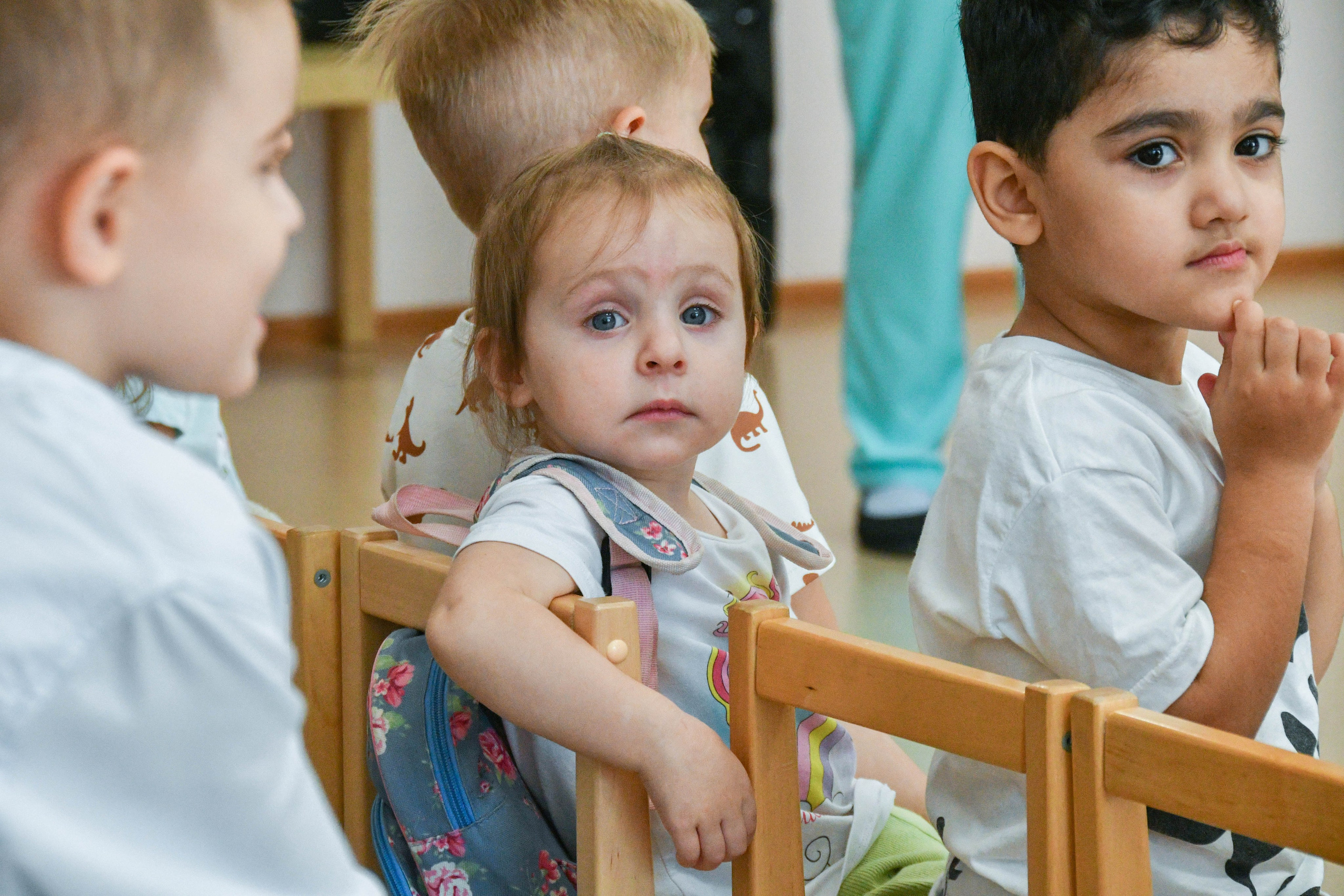 2023 г. День дошкольного работника и прогулка. Репортажный и детский фотограф в Новосибирске