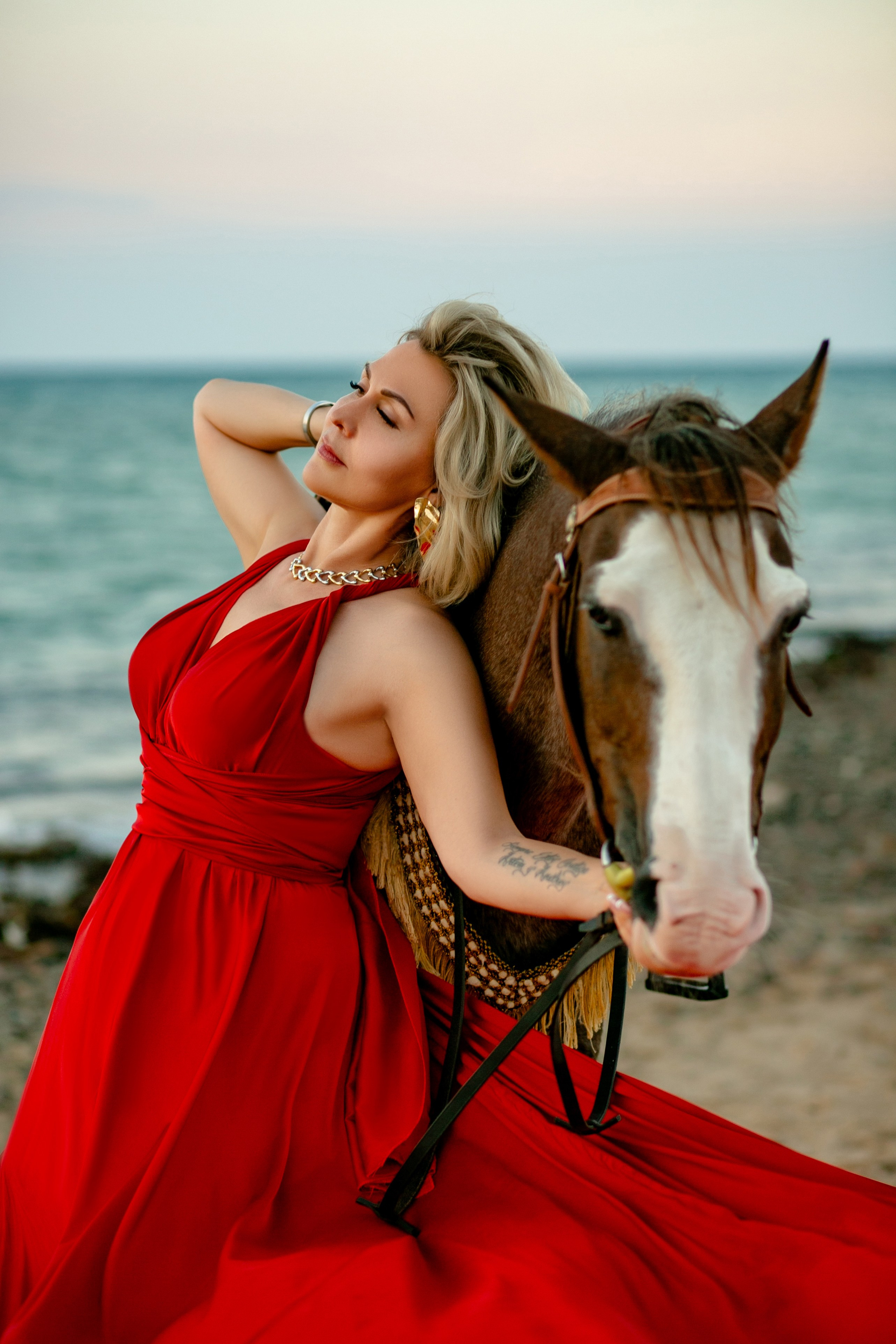 Фотосет с лошадью. Фотограф Хургада / Египет Натали Шувалова