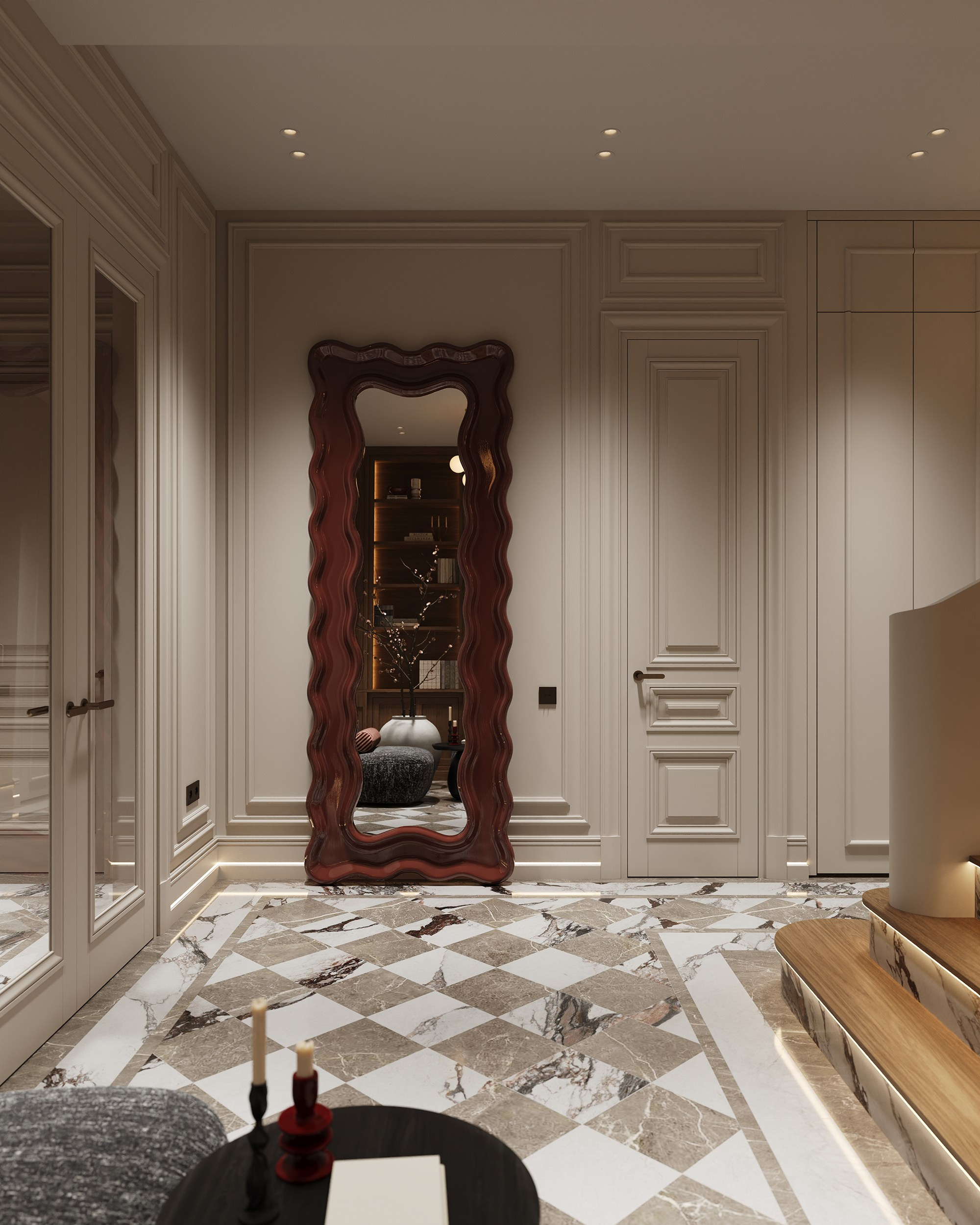 Прихожая «Минина». 3D визуализация интерьера Надежда Соколова