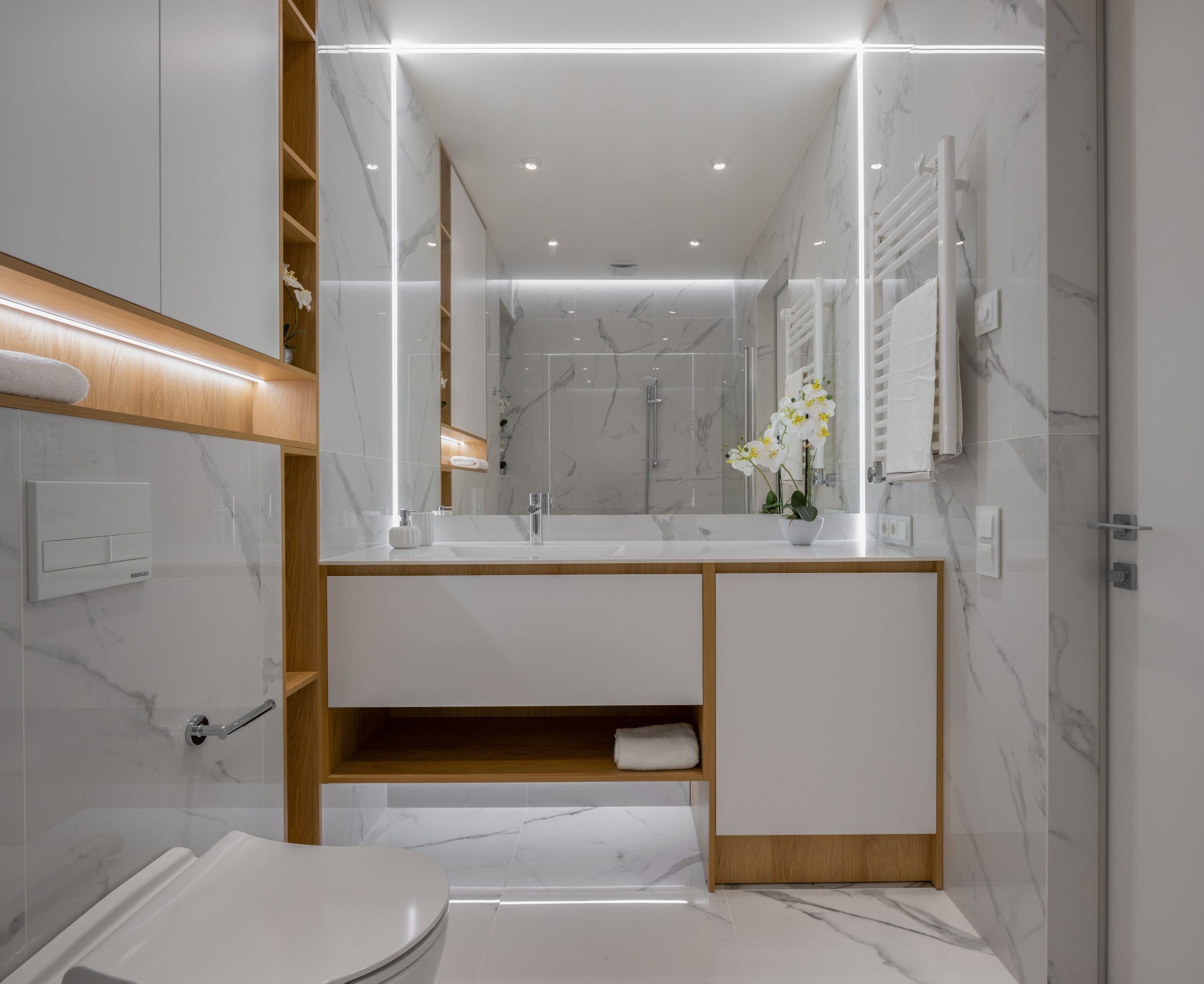 Квартира по проекту Миллер Вероники в КД Forum City. Коваль Илья — Интерьерный и архитектурный фотограф