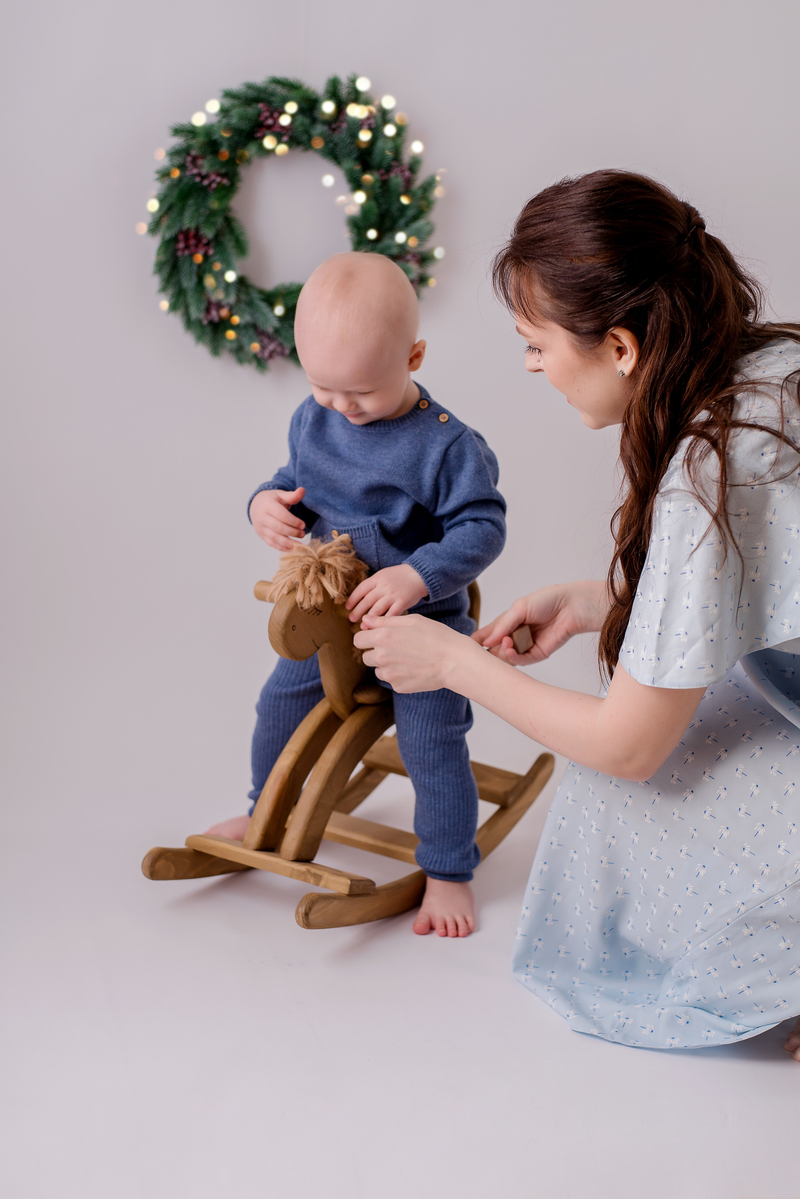 1 год семейная. Детский фотограф в Долгопрудном и Москве