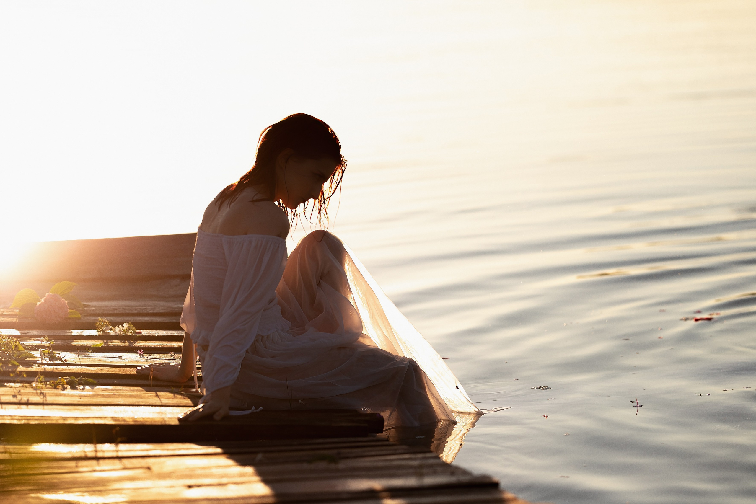 Творческая съемка на озере. Фотограф Минск Елена Украинец