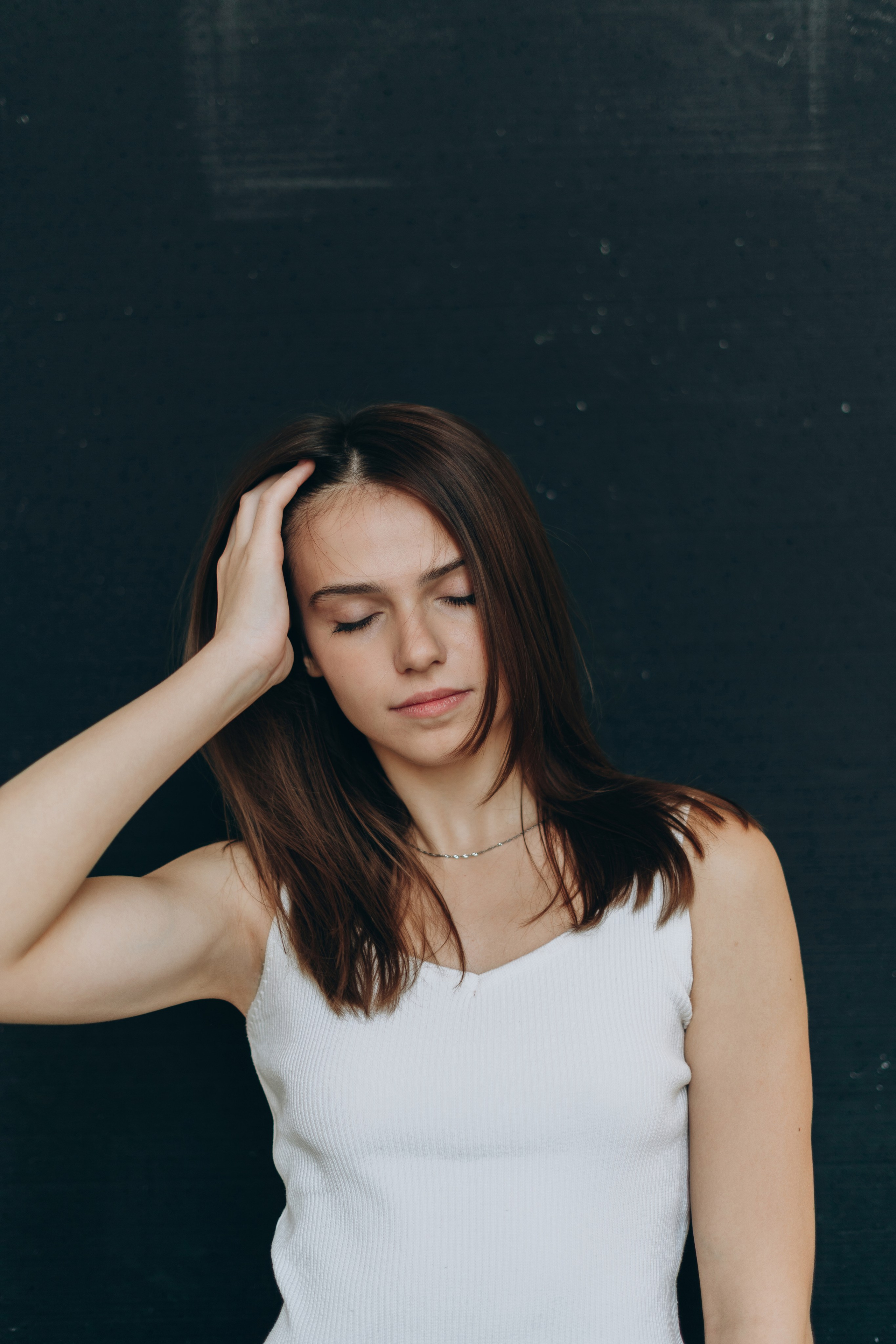 Настя. Модельные тесты. Фотограф Москва Виктория-Антуанетта