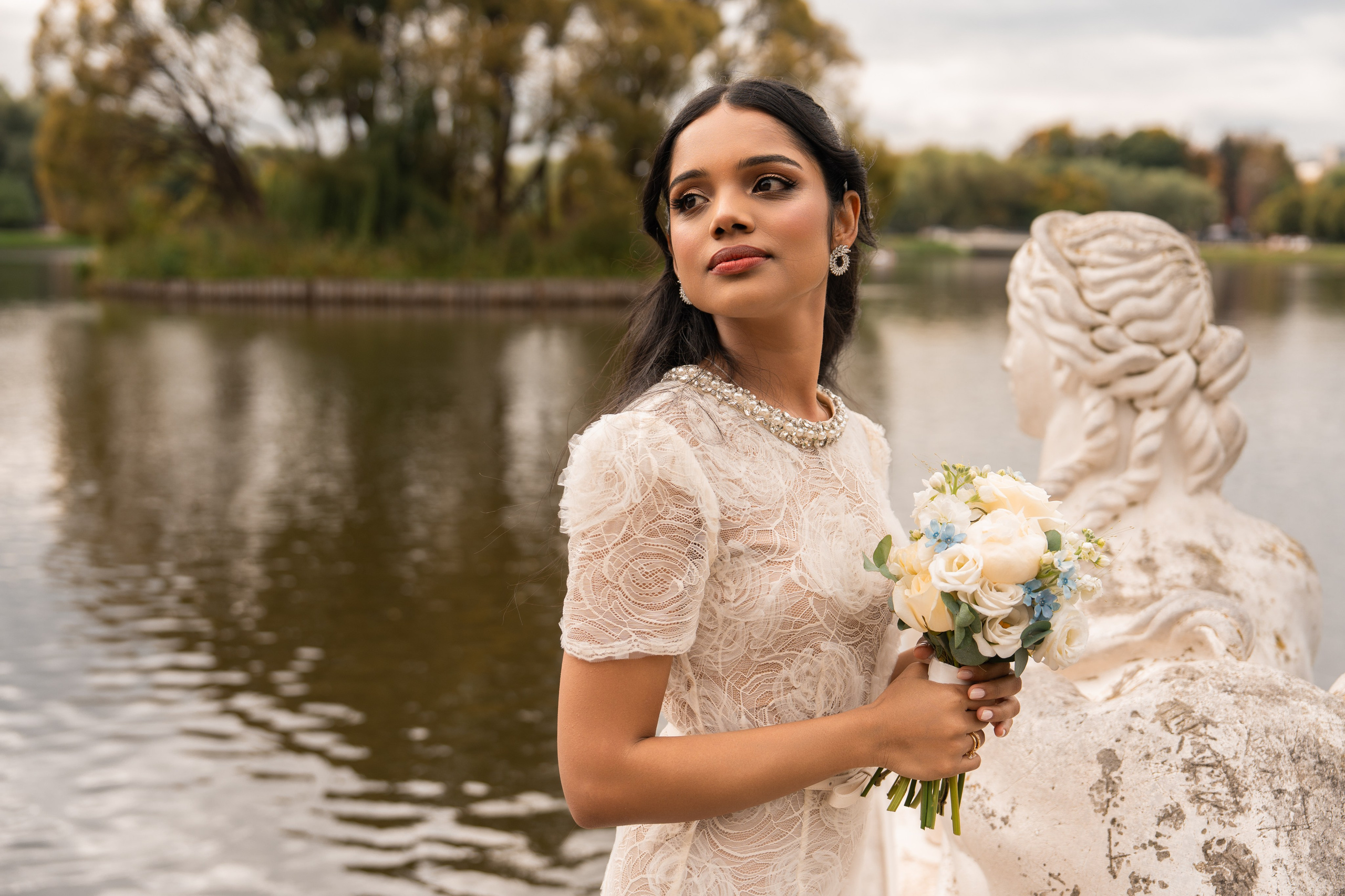 Максим и Харша, Царицыно. Свадебный фотограф в Москве Анна Полушина