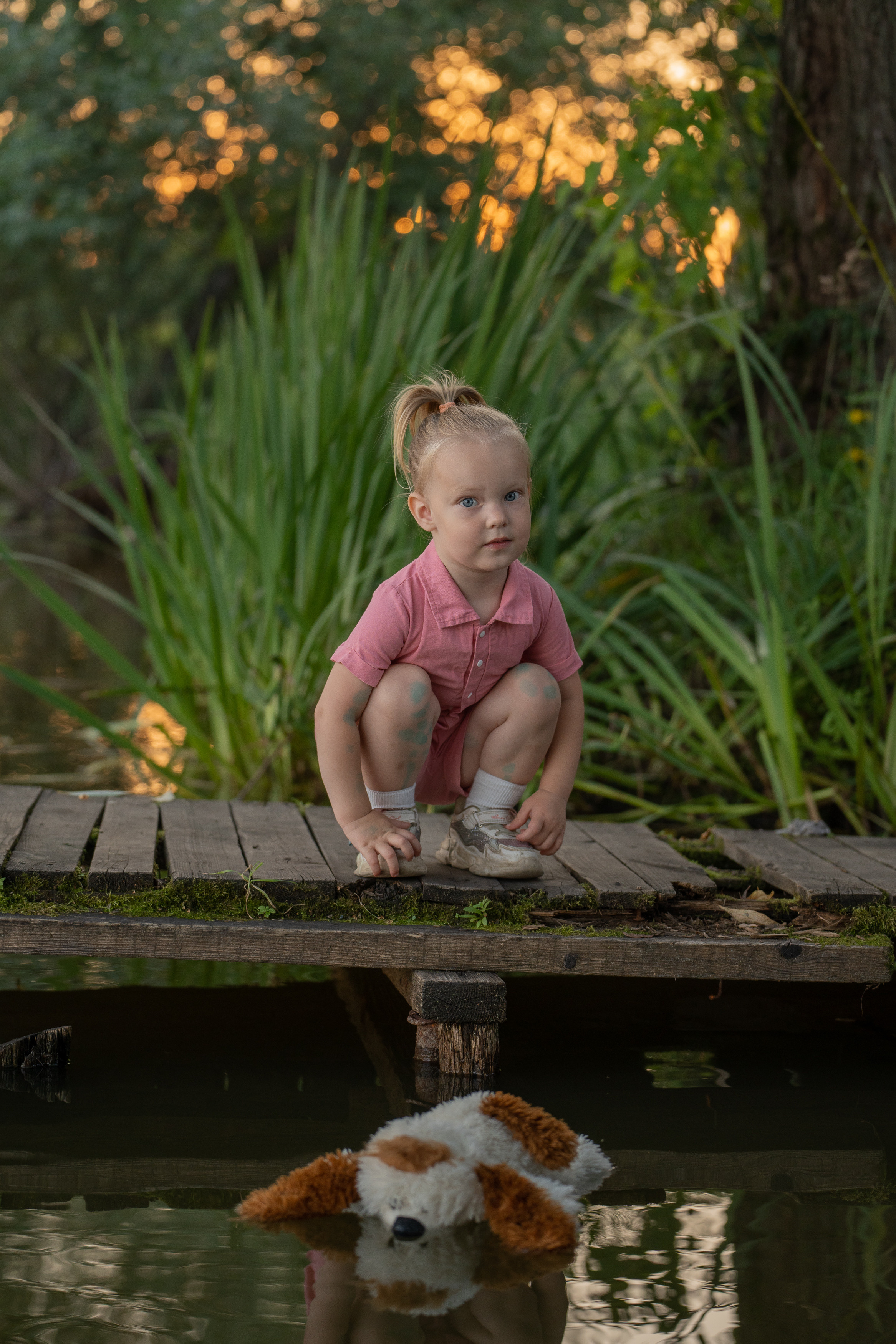 Детская фотосессия у воды. Портретный фотограф Олеся Владимирова в Москве