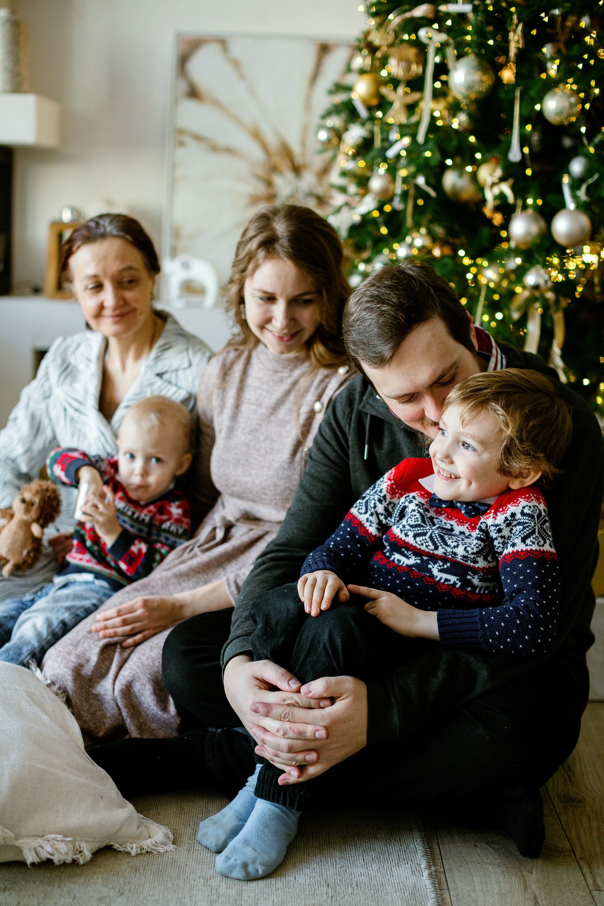 Новогодняя фотосессия в студии