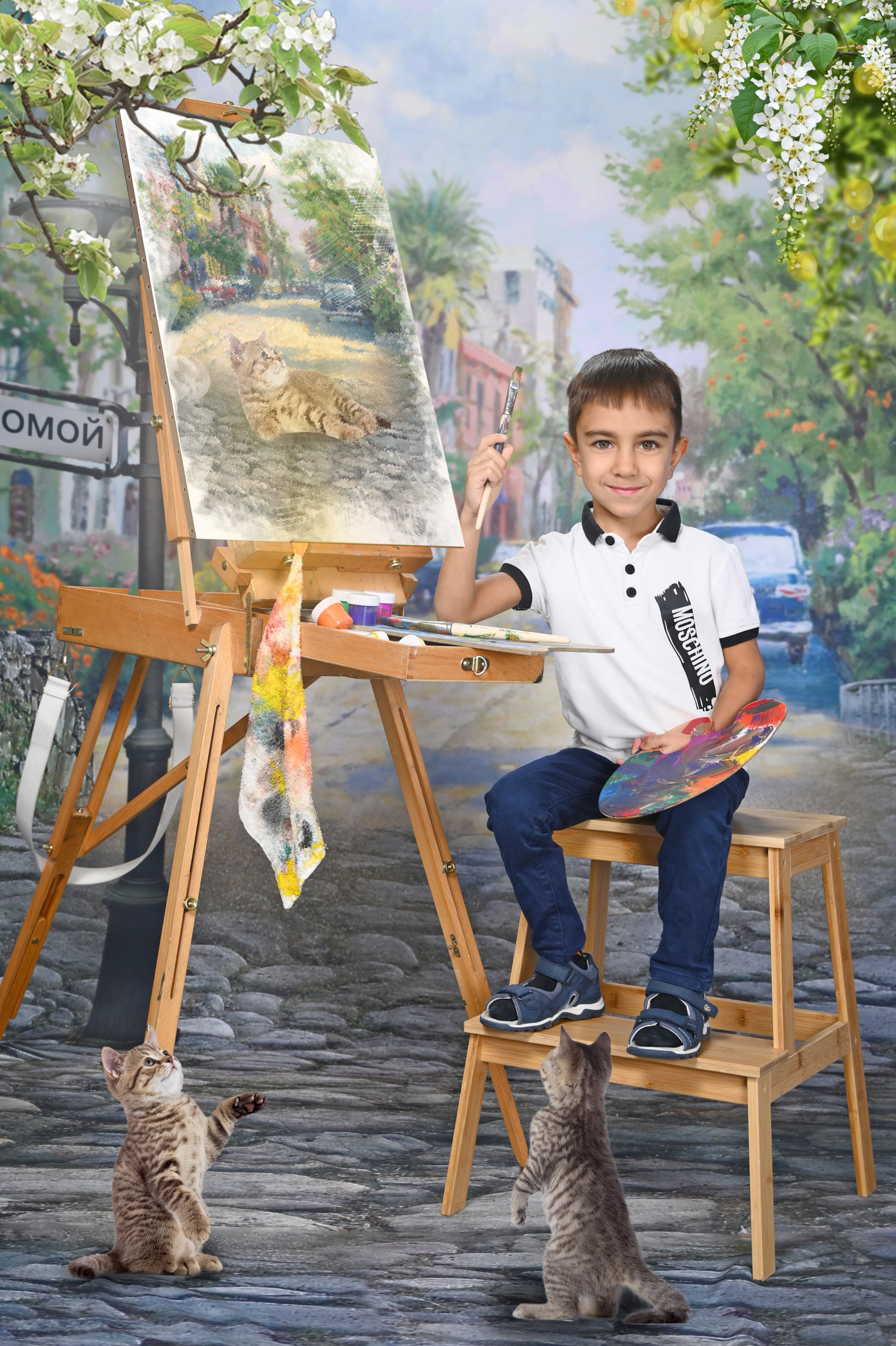 На мостике. ФотоАрт