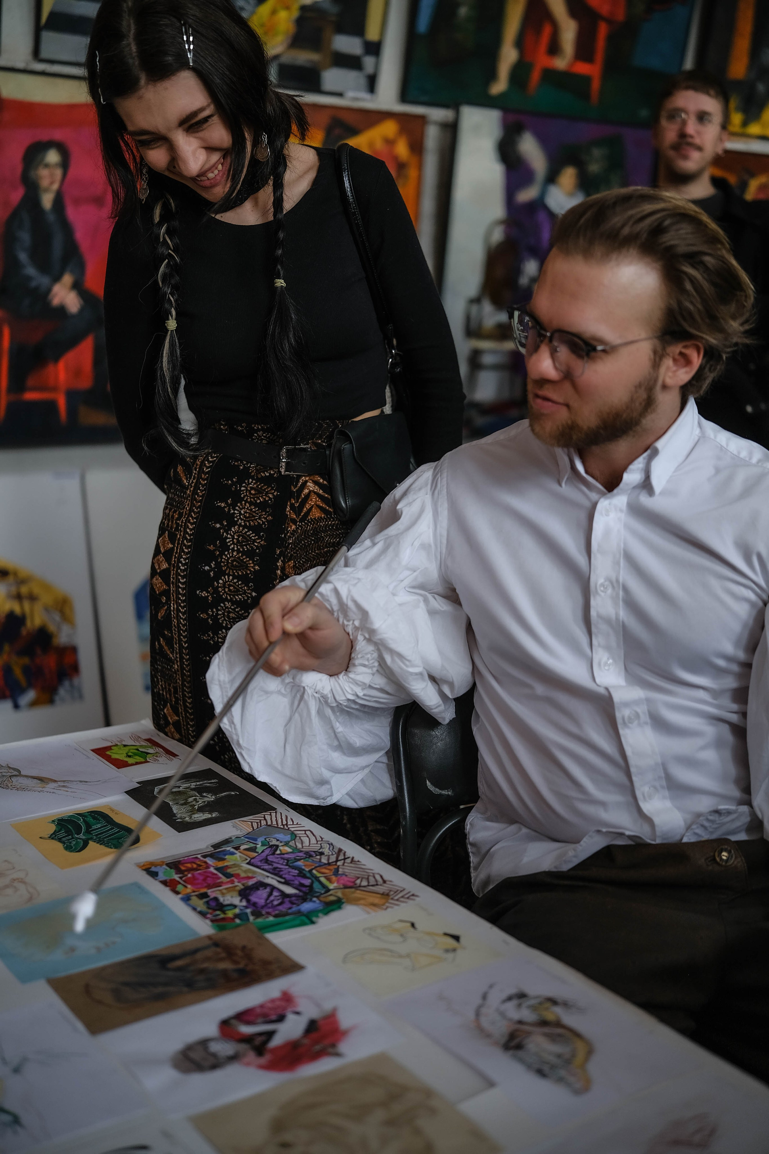 Репортаж частной экскурсии художника Михаила Соловьева в академии художеств Репина. Портретные и творческие съемки Санкт-Петребург