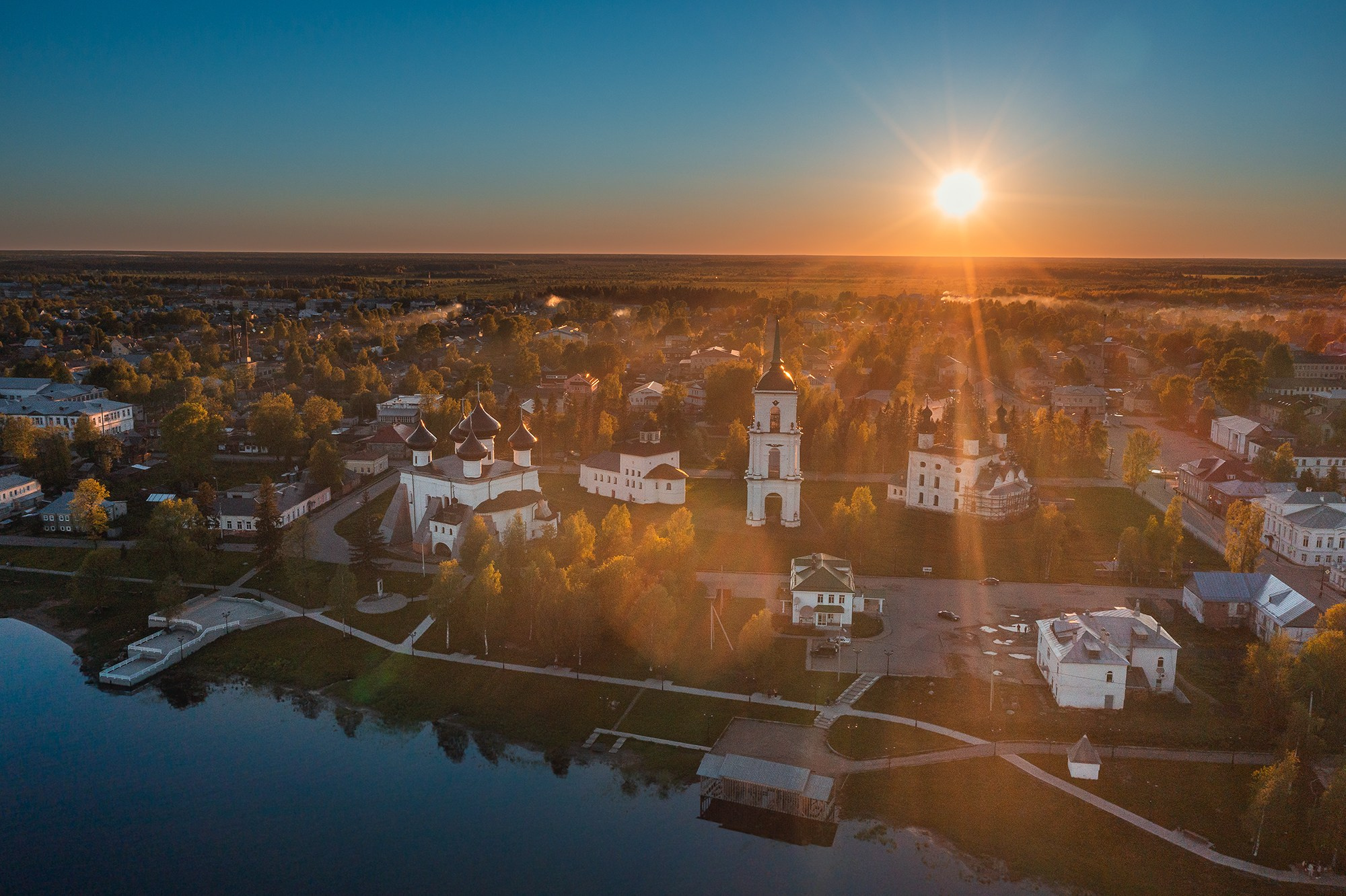 Пейзаж. Аэросъемка в Архангельске, Александр Ермолин