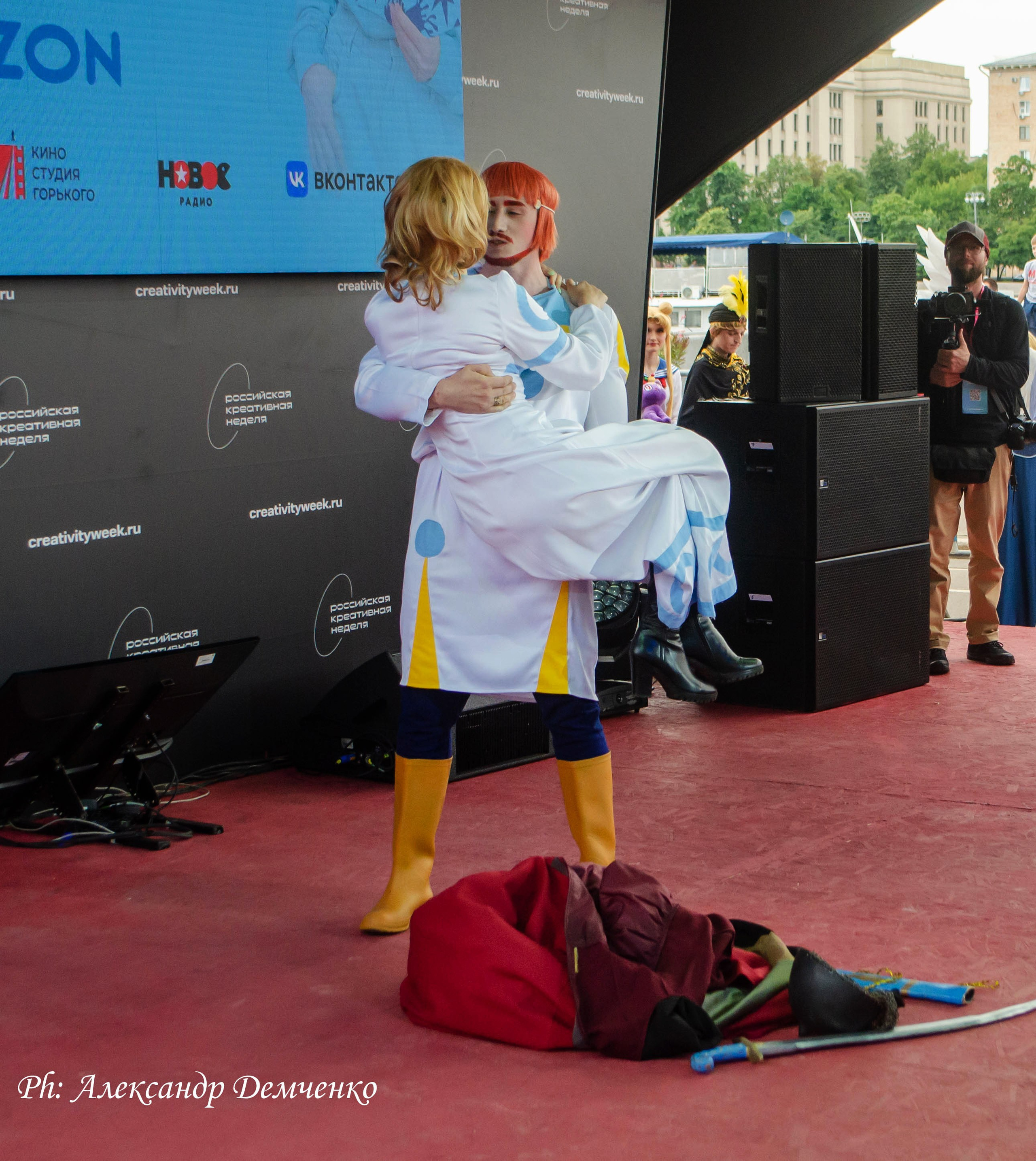 Фотосессия сцены в Москве на разных репортажных мероприятий