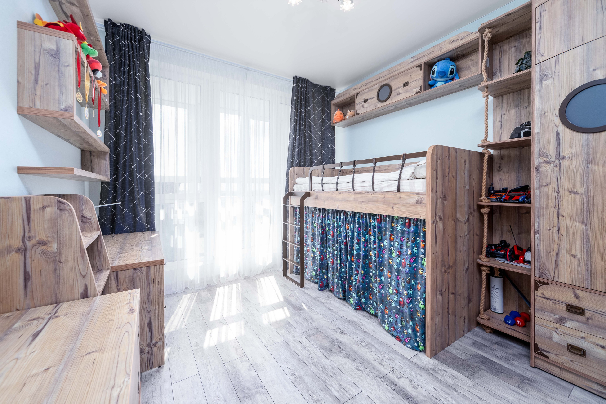 Фото интерьера детской в пентхаусе в Минске