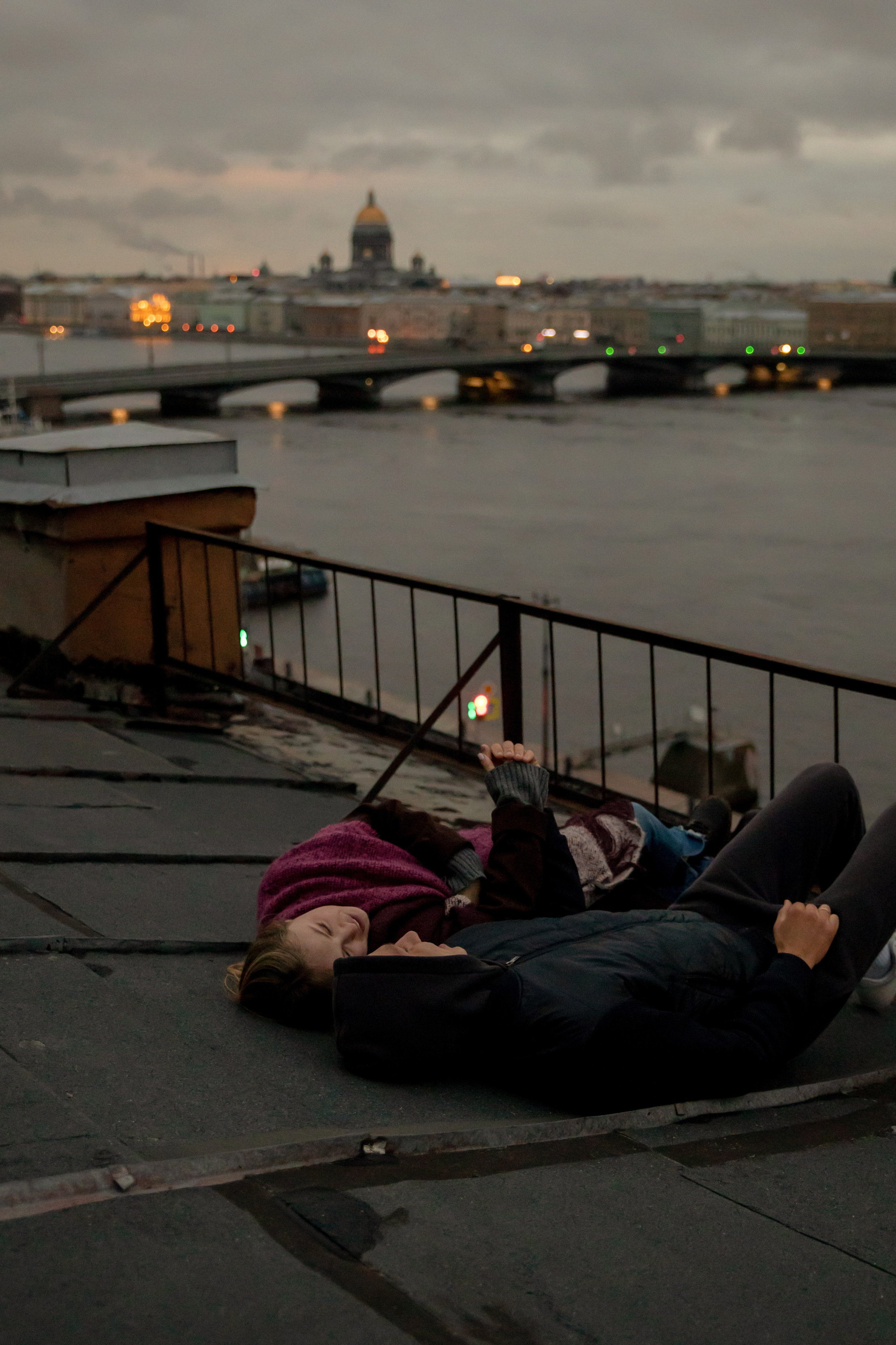 Лав стори на крыше. Свадебный и семейный фотограф в Москве Диана Левченко