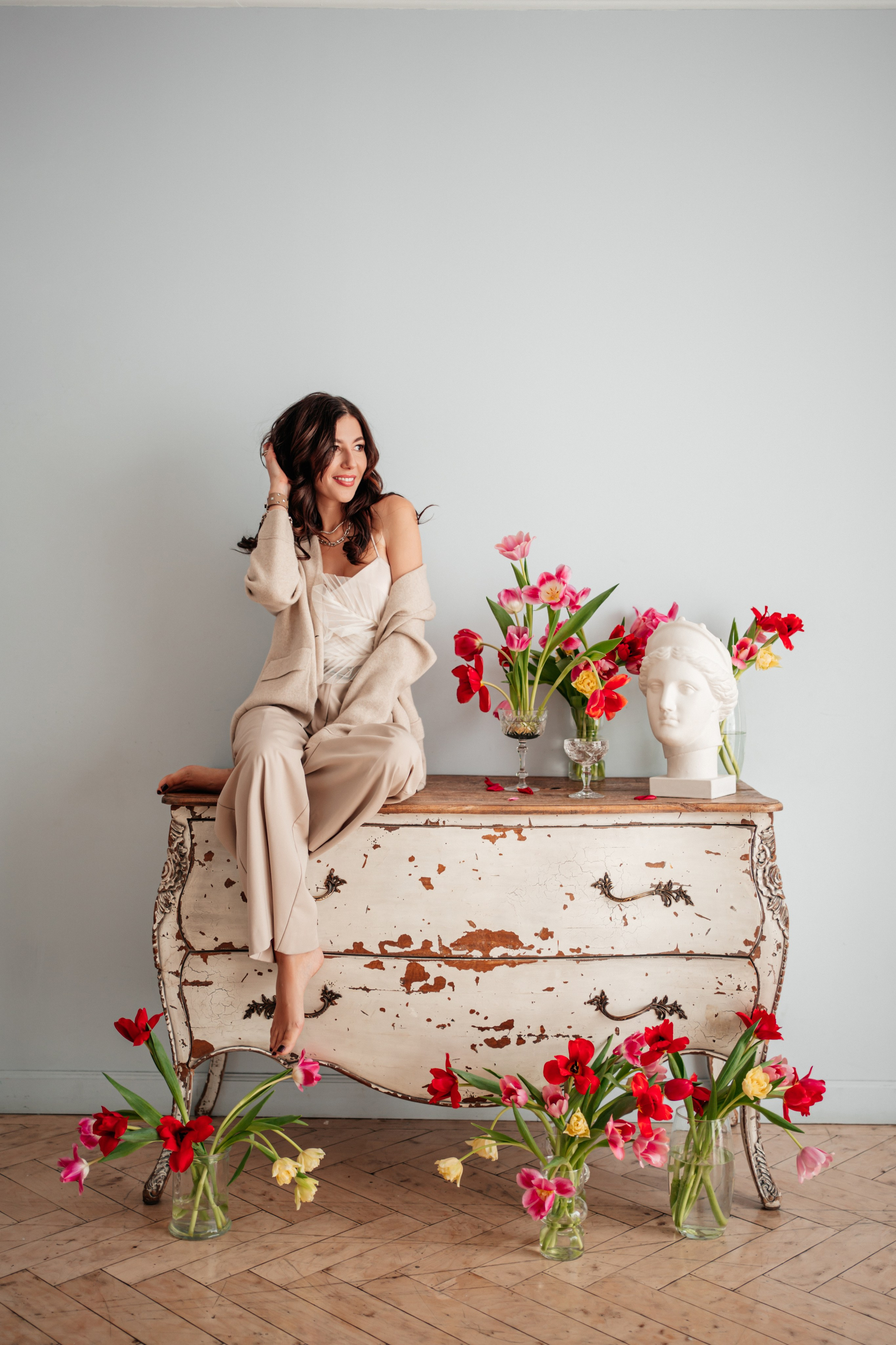 Цветочный фотодень, весна 24. Семейный фотограф, фотосессия беременности в Новосибирске Кристина Киб