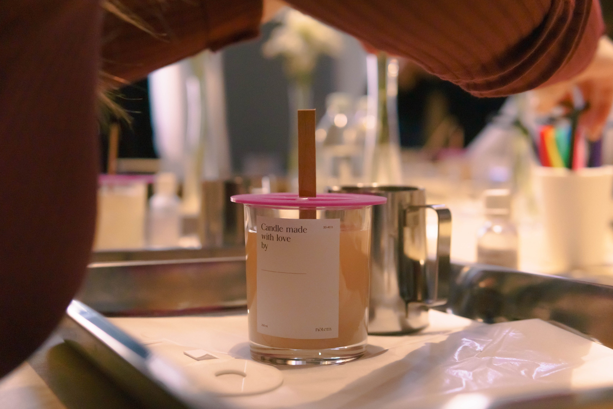 Новогодний мастер-класс по изготовлению свечей. Фотограф-анималист Ксения Воробьева, Москва