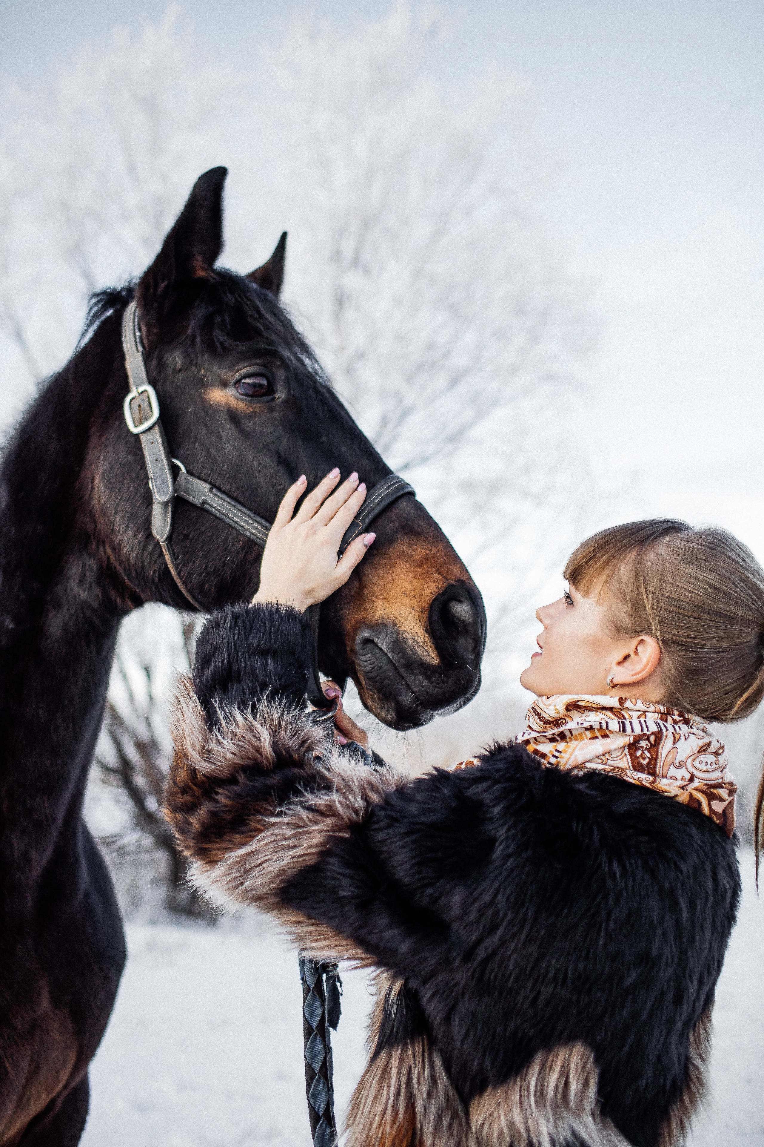Зима — это прекрасное время года, когда можно устроить фотосессию. Фотограф в Москве Света Клевакина