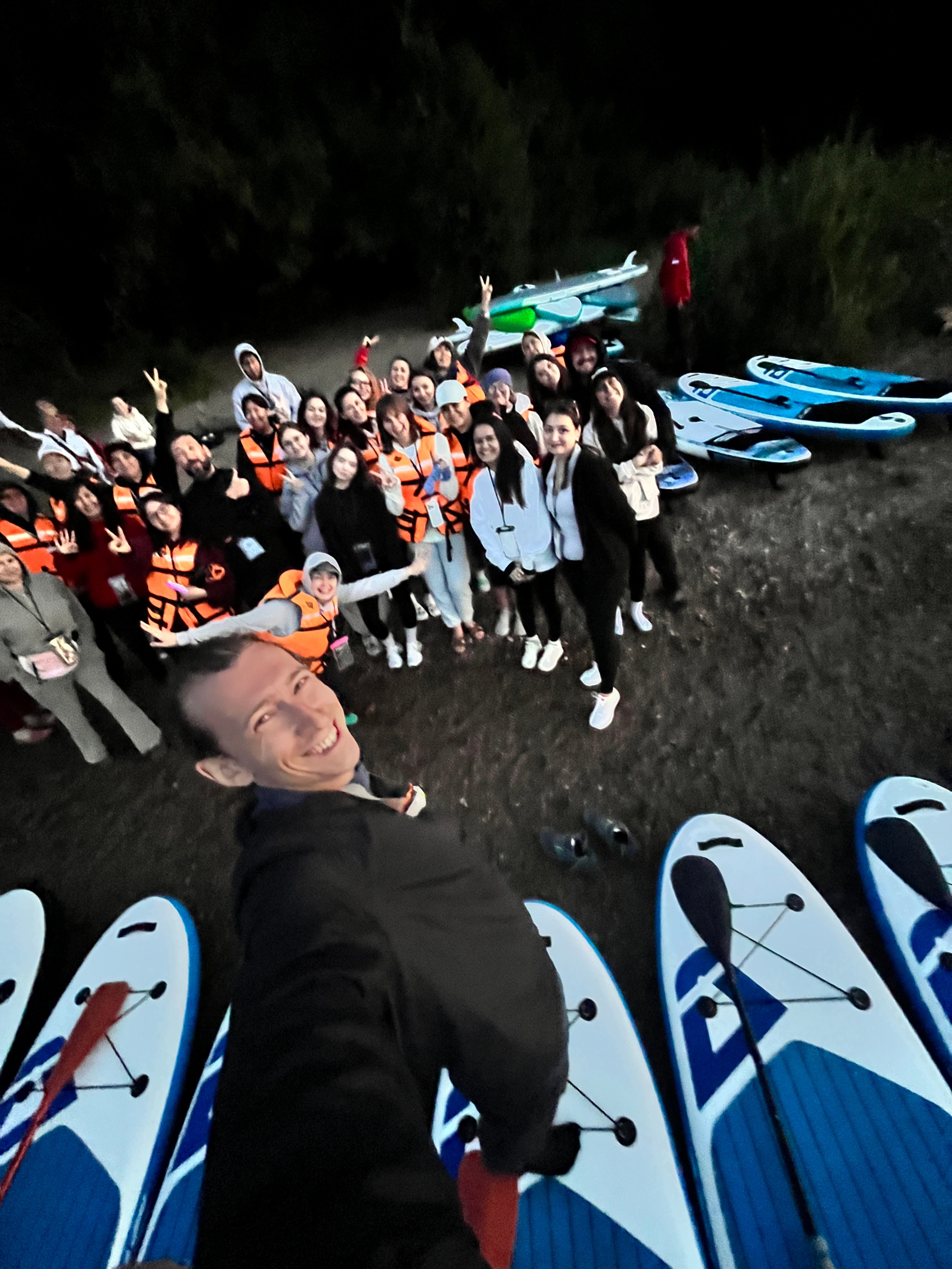 Рассвет на сапах в Сипайловских карьерах