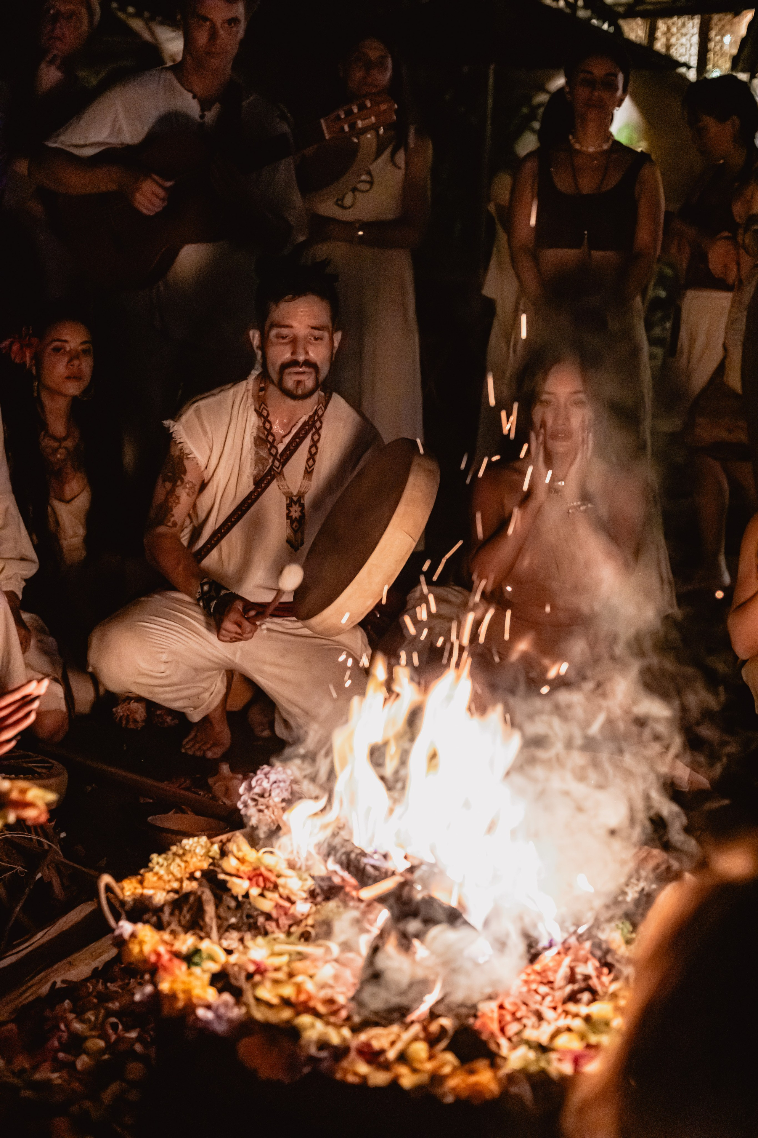 Cacao ceremony Full moon jan w Juan. Mariam Bagdasaryan