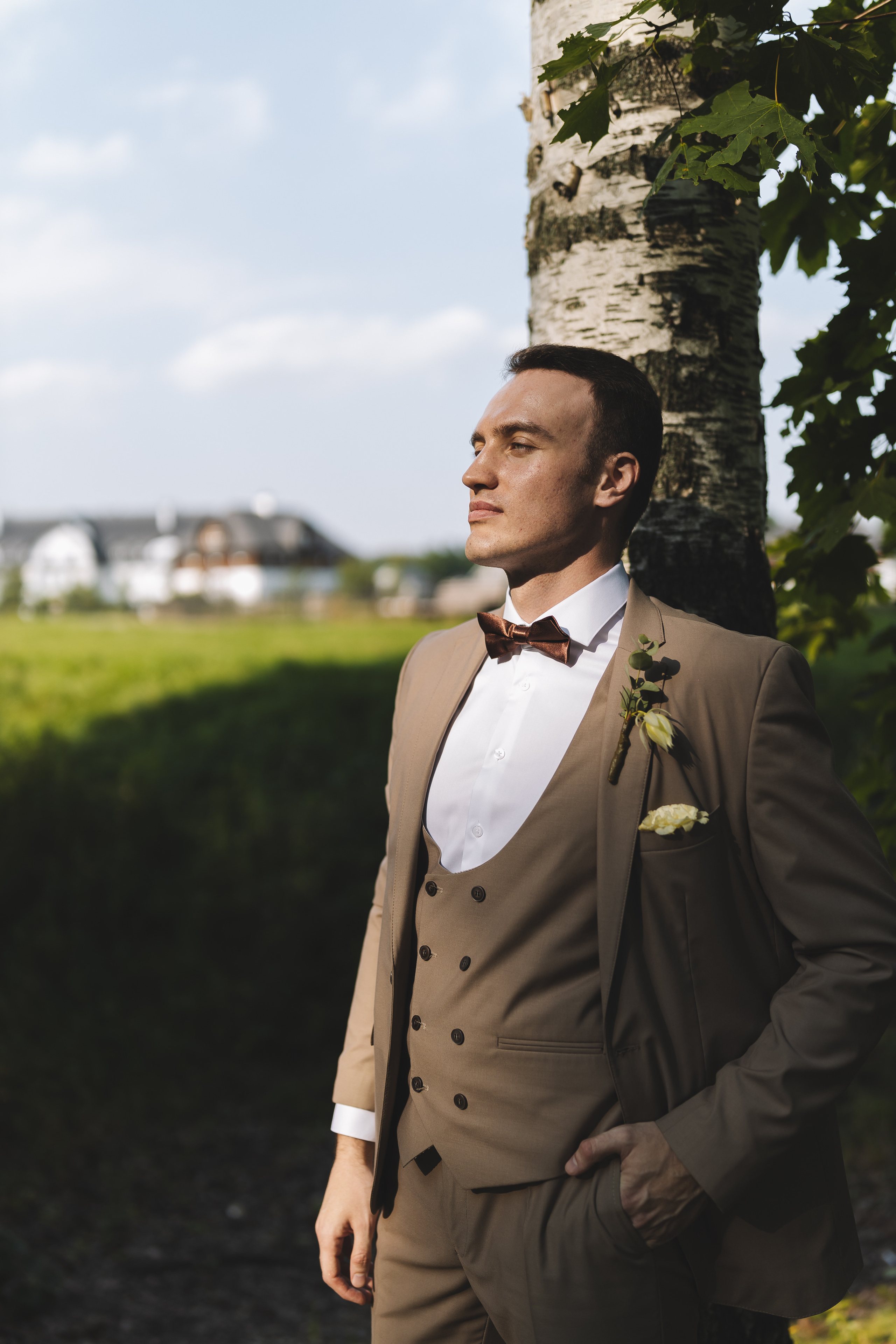 Свадебная фотосессия в Парк-отеле Орловский. Свадебный фотограф в Москве — Оскар Гелманов