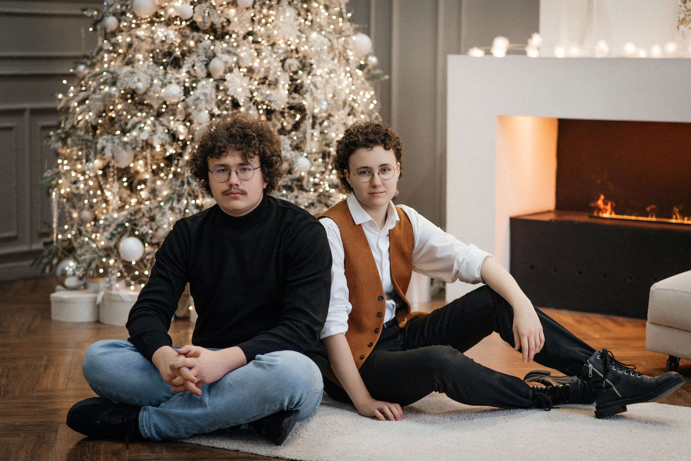 Семейная новогодняя фотосессия. Свадебный фотограф в Санкт-Петербурге Венера Ахметова