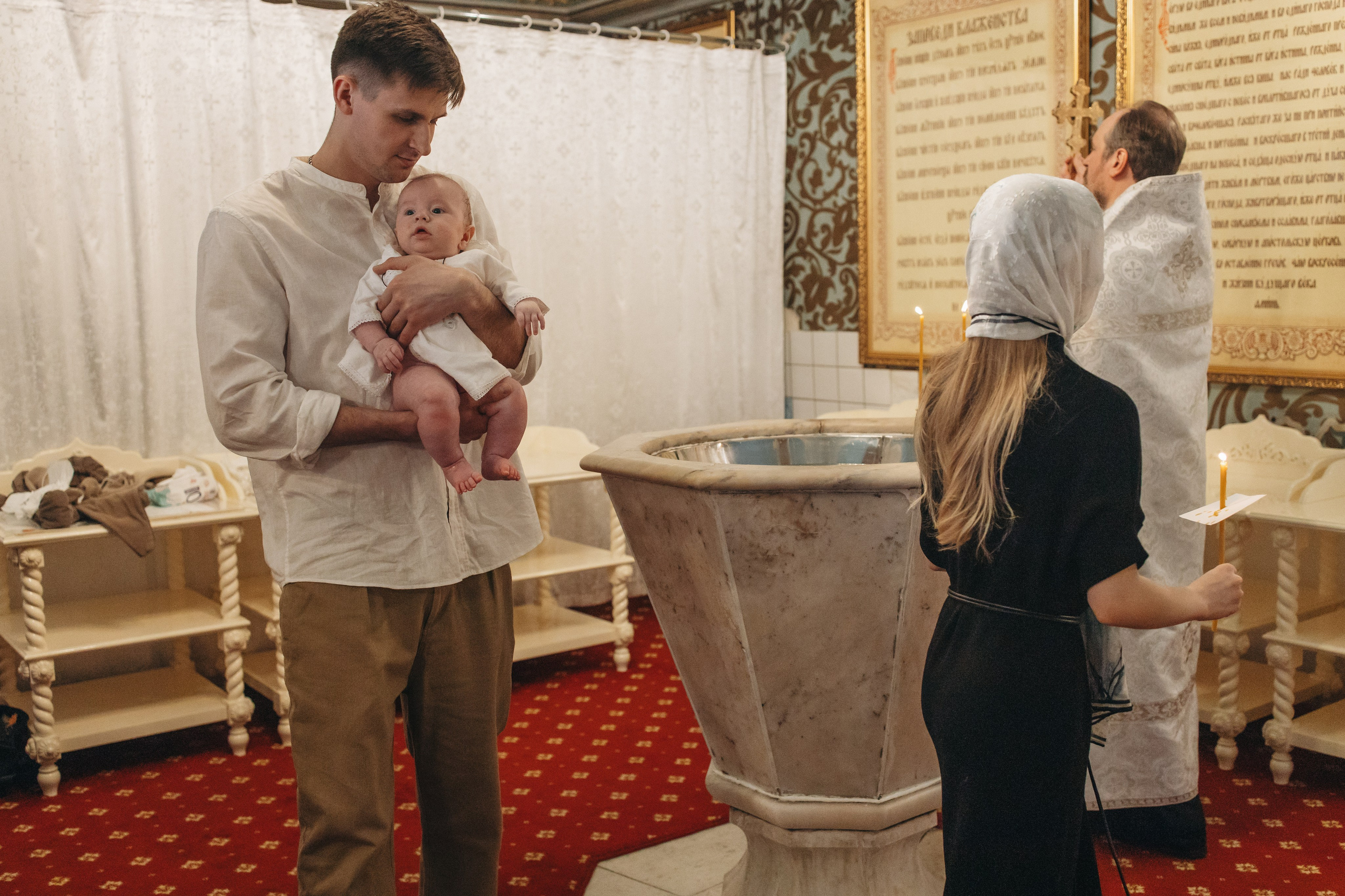 Крещение Михаила. Фотограф Анастасия Бобылева, Москва и Московская область
