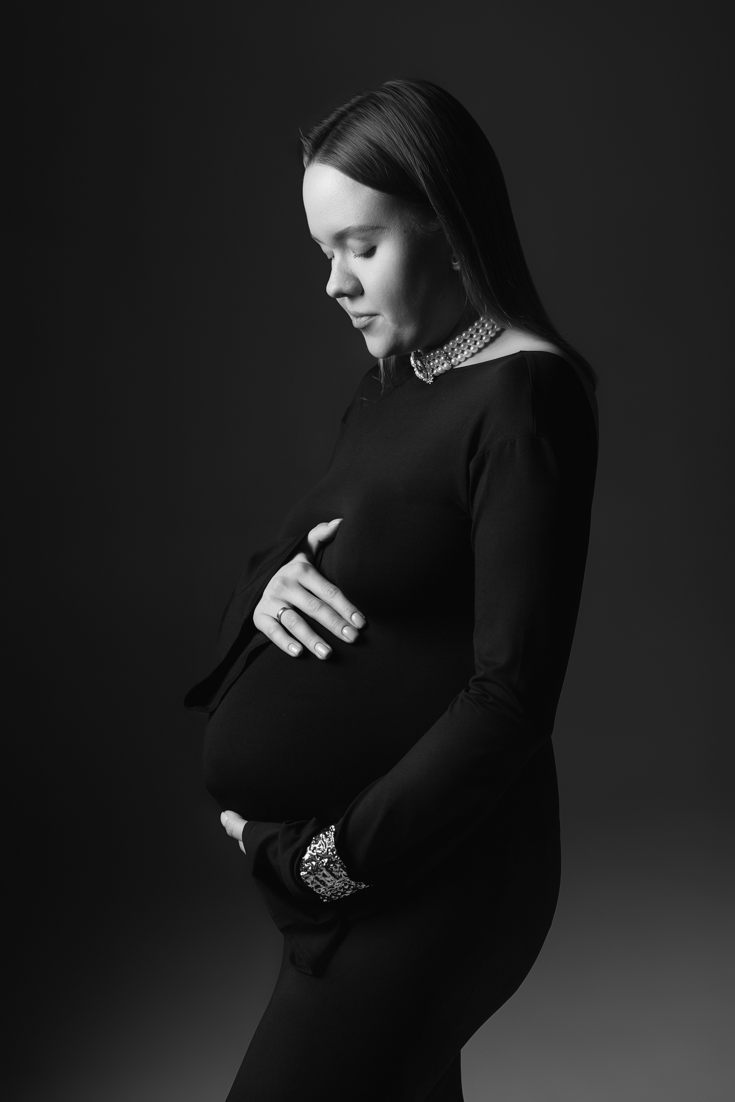 Фотосессия беременности 2025-01-25. Анастасия, Фотограф женского портрета и беременности в стиле vogue