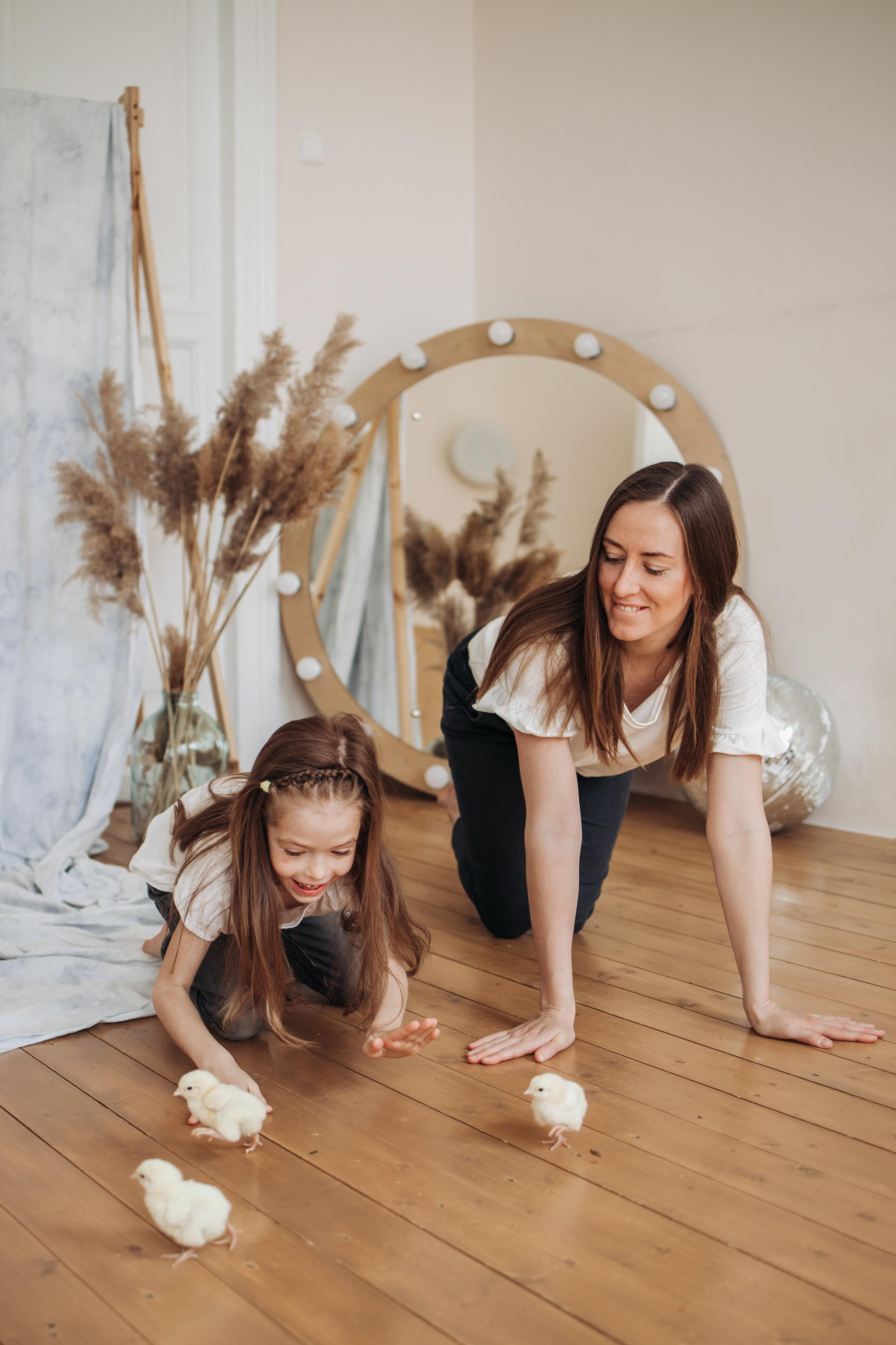 София Настя, Фотопроект «Цыплята», Самара. Семейный и свадебный фотограф Viva Photo