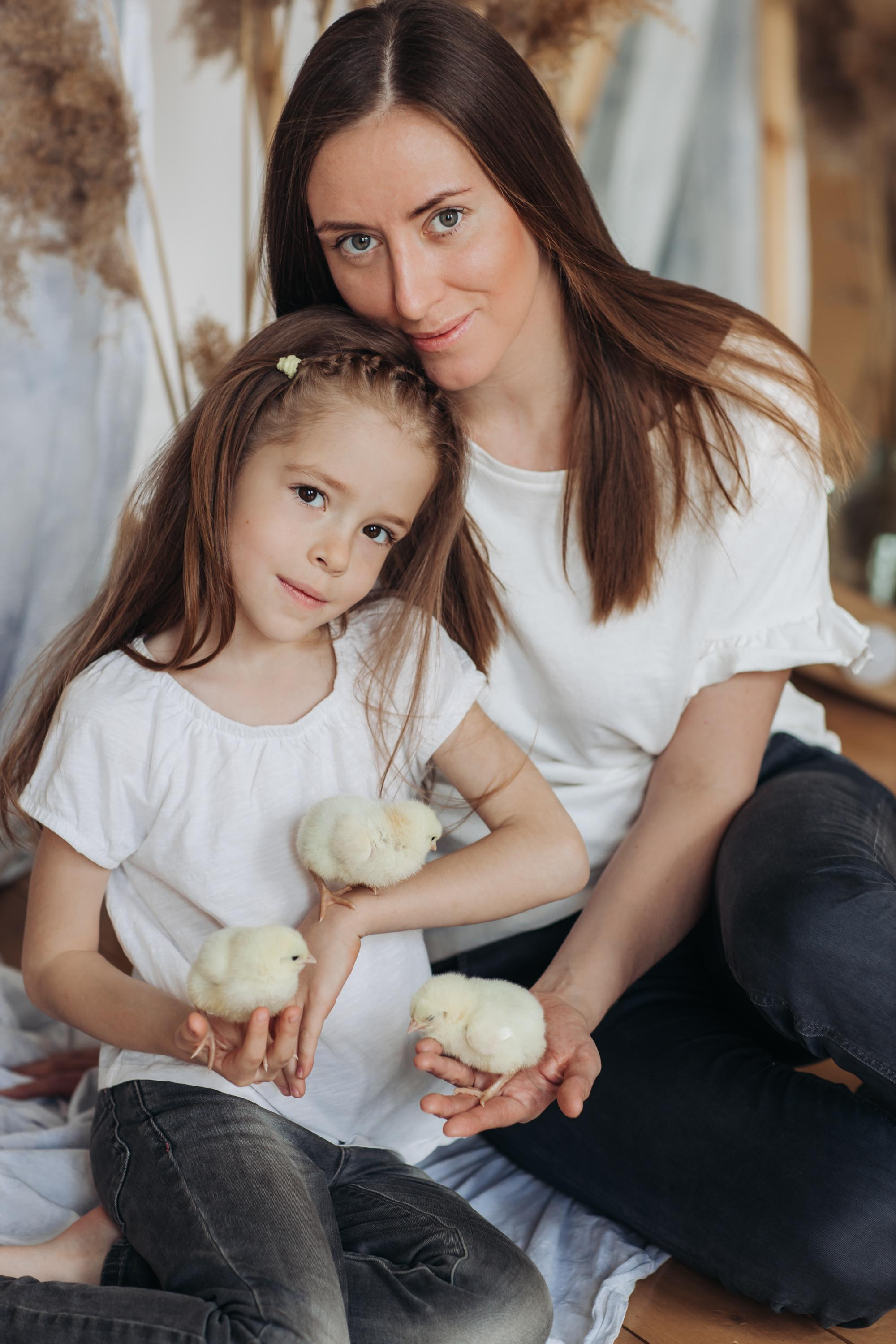 София Настя, Фотопроект «Цыплята», Самара. Семейный и свадебный фотограф Viva Photo