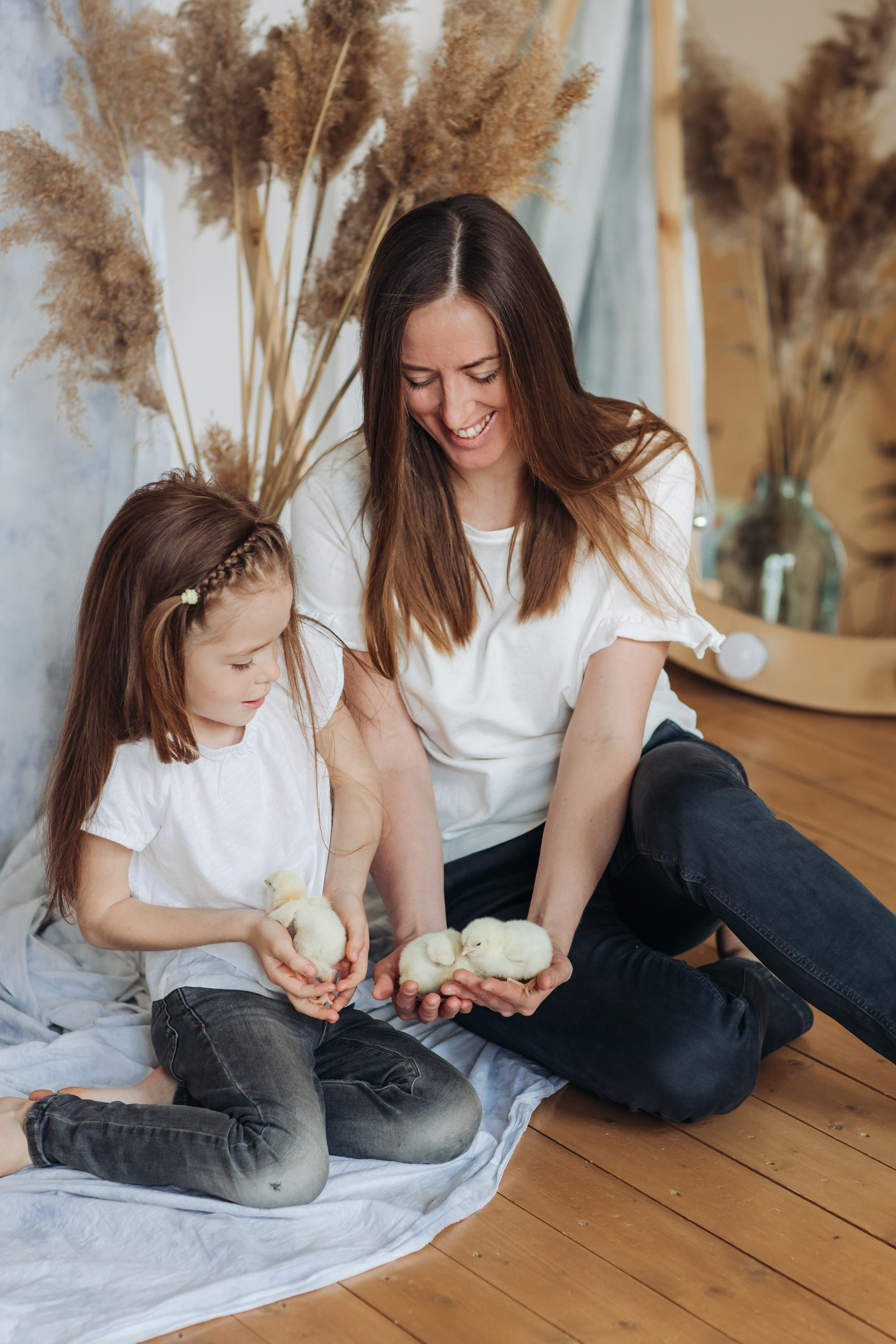 София Настя, Фотопроект «Цыплята», Самара. Семейный и свадебный фотограф Viva Photo