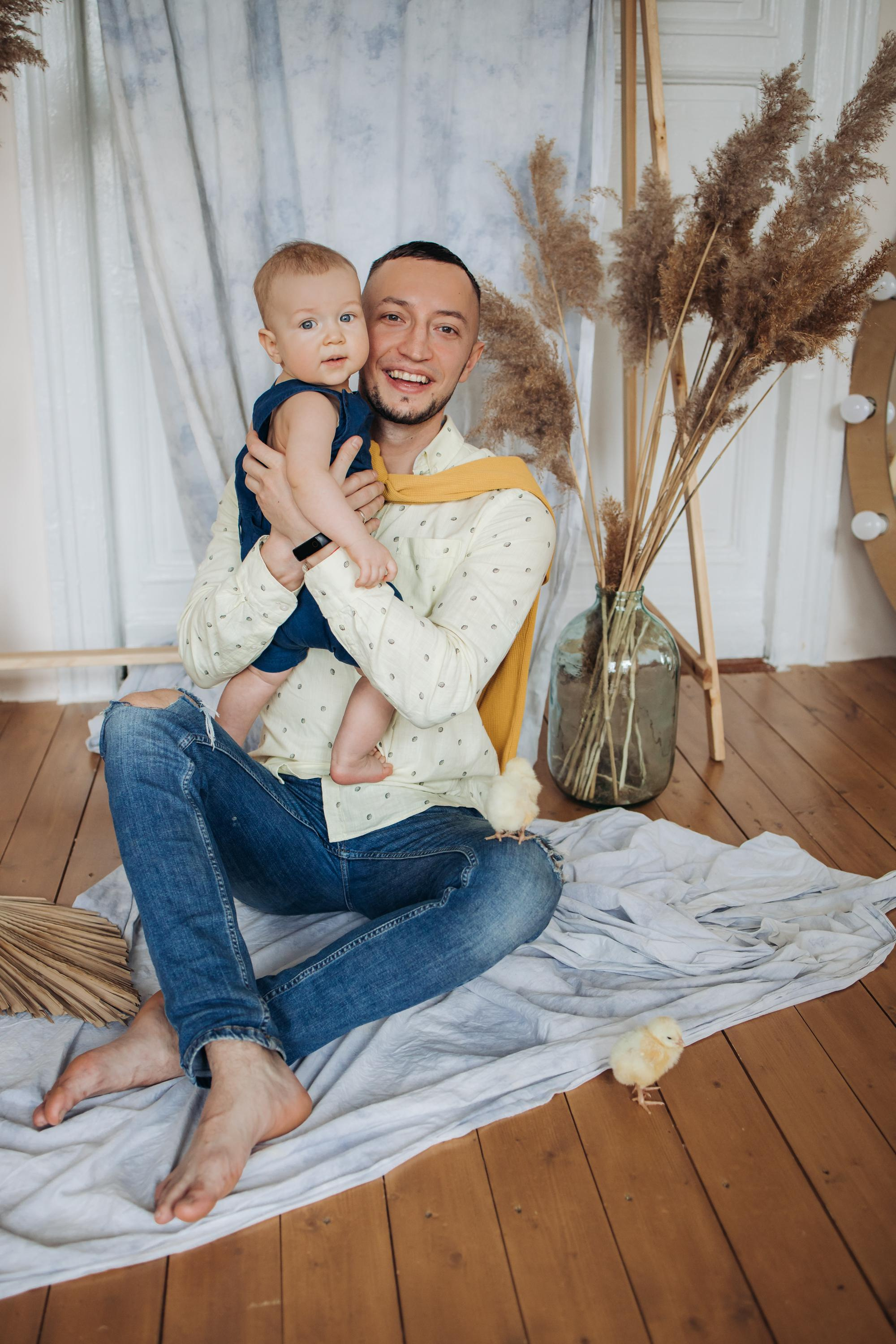 Кирилл Женя Андрей, Фотопроект «Цыплята», Самара. Семейный и свадебный фотограф Viva Photo