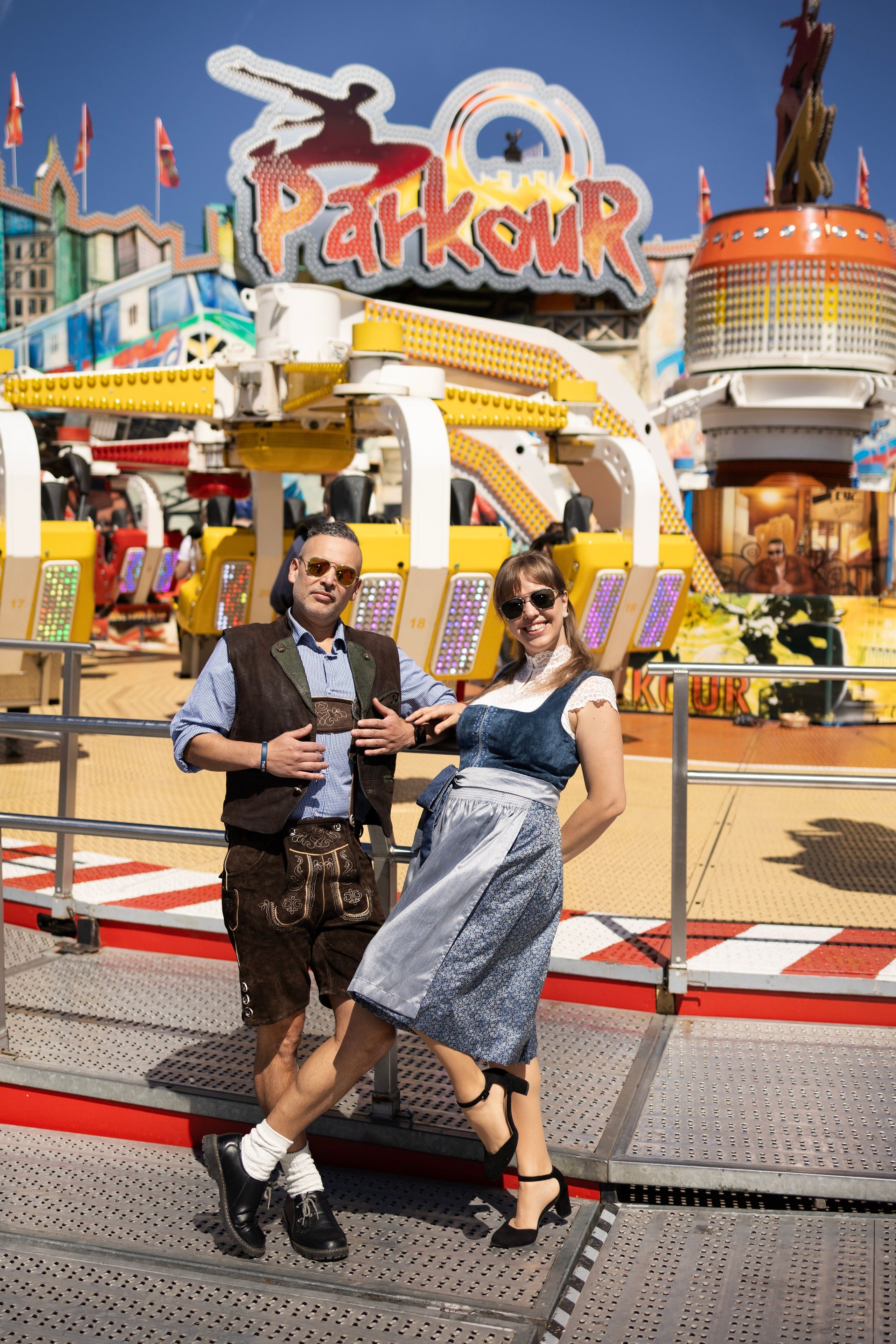 Frühlingsfest. Photographer in Munich