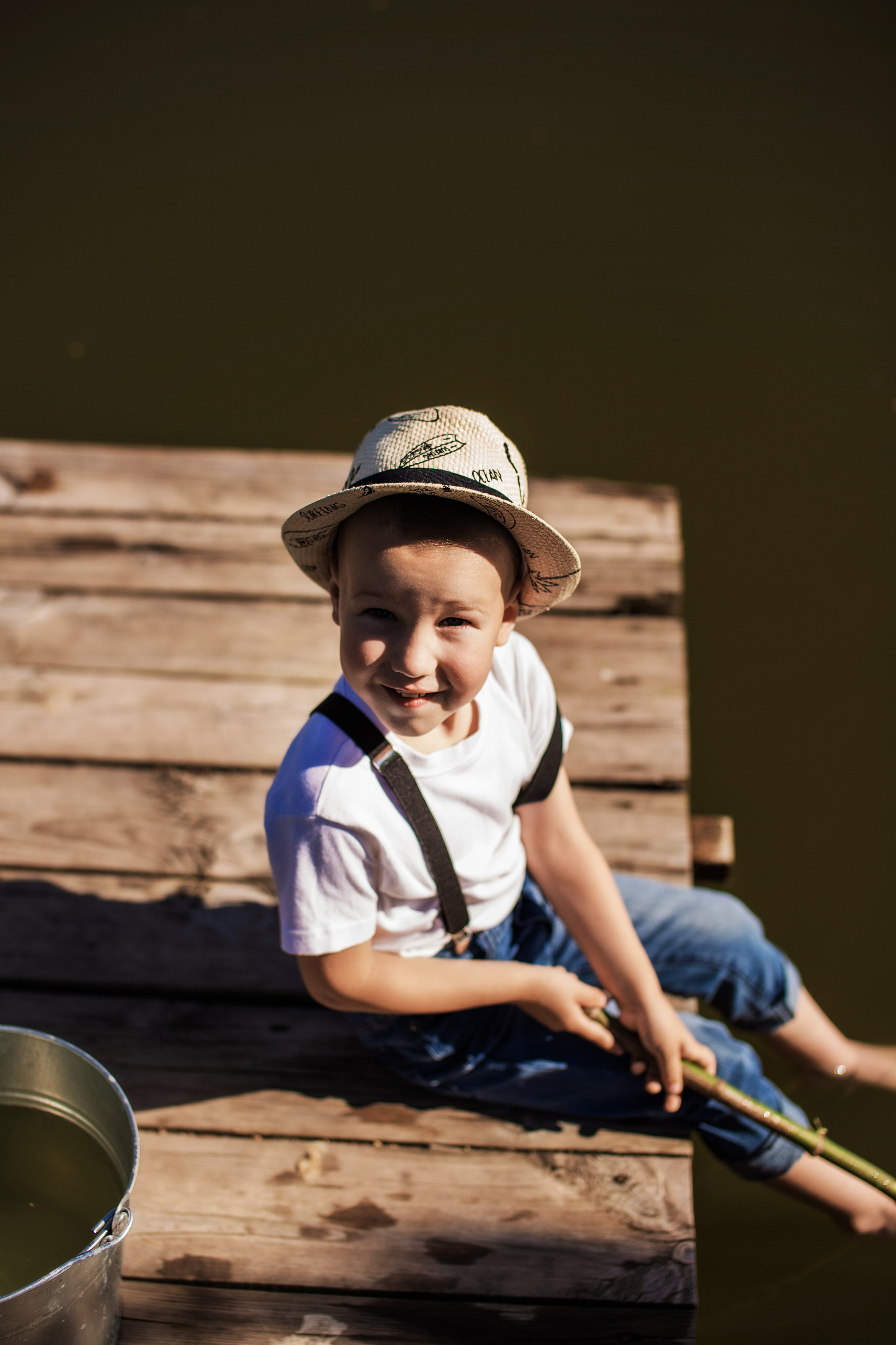 На рыбалке. Семейный фотограф в Саратове