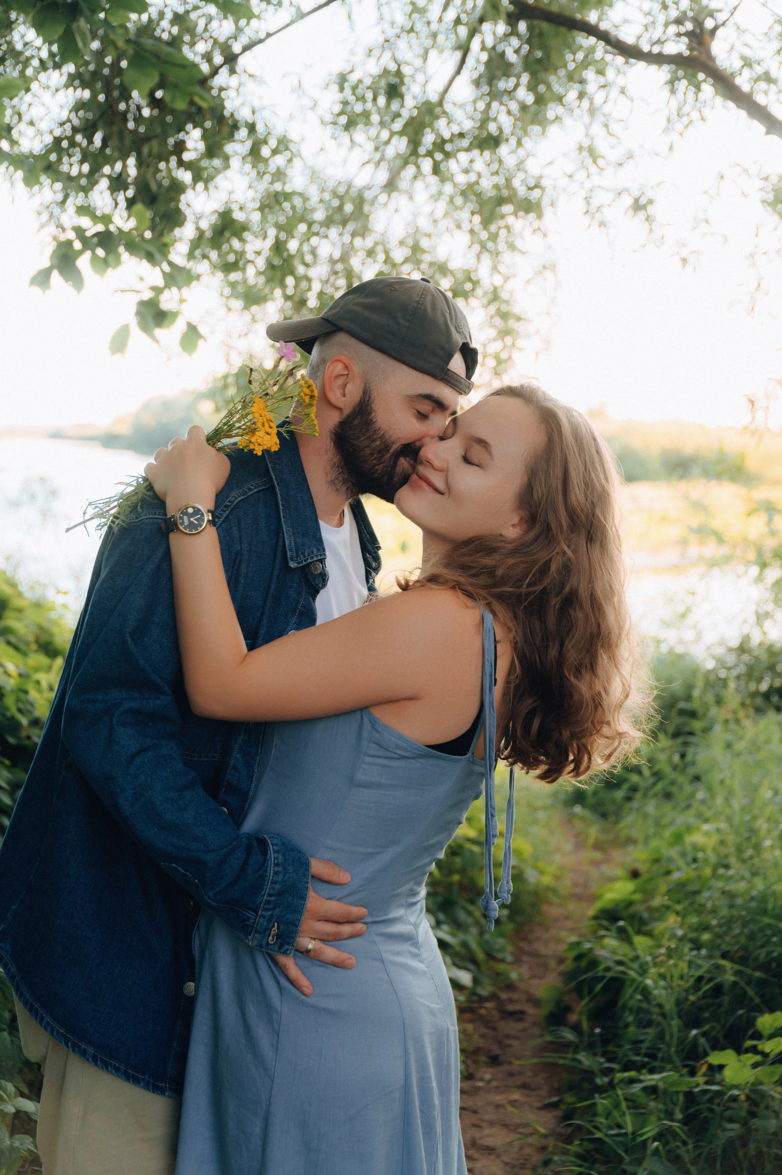 Лес.закат.Вика и Денис. Детский и семейный фотограф Катерина Мишина