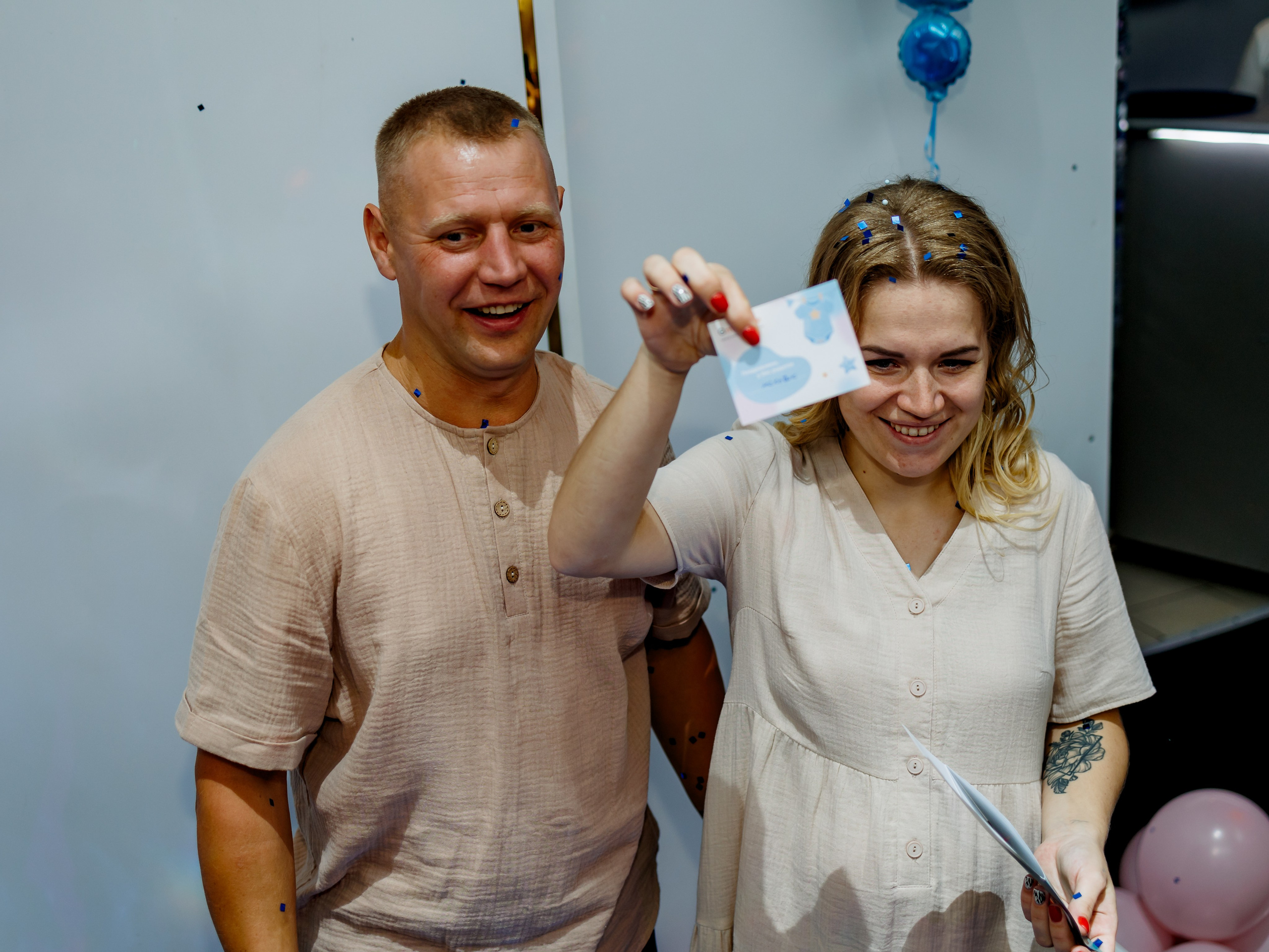 Мальчик или девочка? Фотосессия на гендерпати. Свадебный и семейный фотограф в г. Волхов Алексей Кочерыжкин