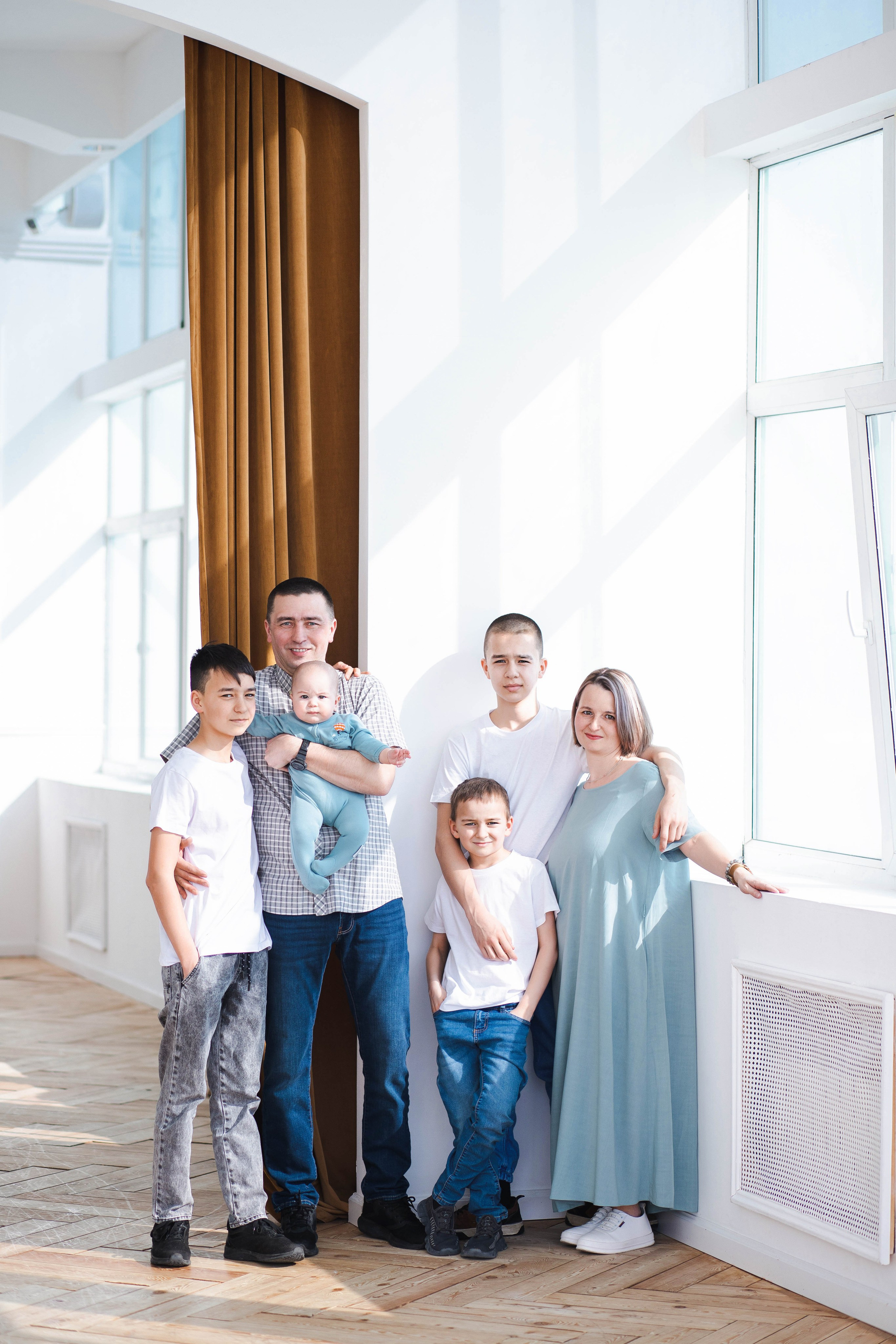 Александр, Екатерина, Степан, Семен, Вова и Вася. Семейный фотограф в Екатеринбурге и Красноуфимске Евгения Лягаева