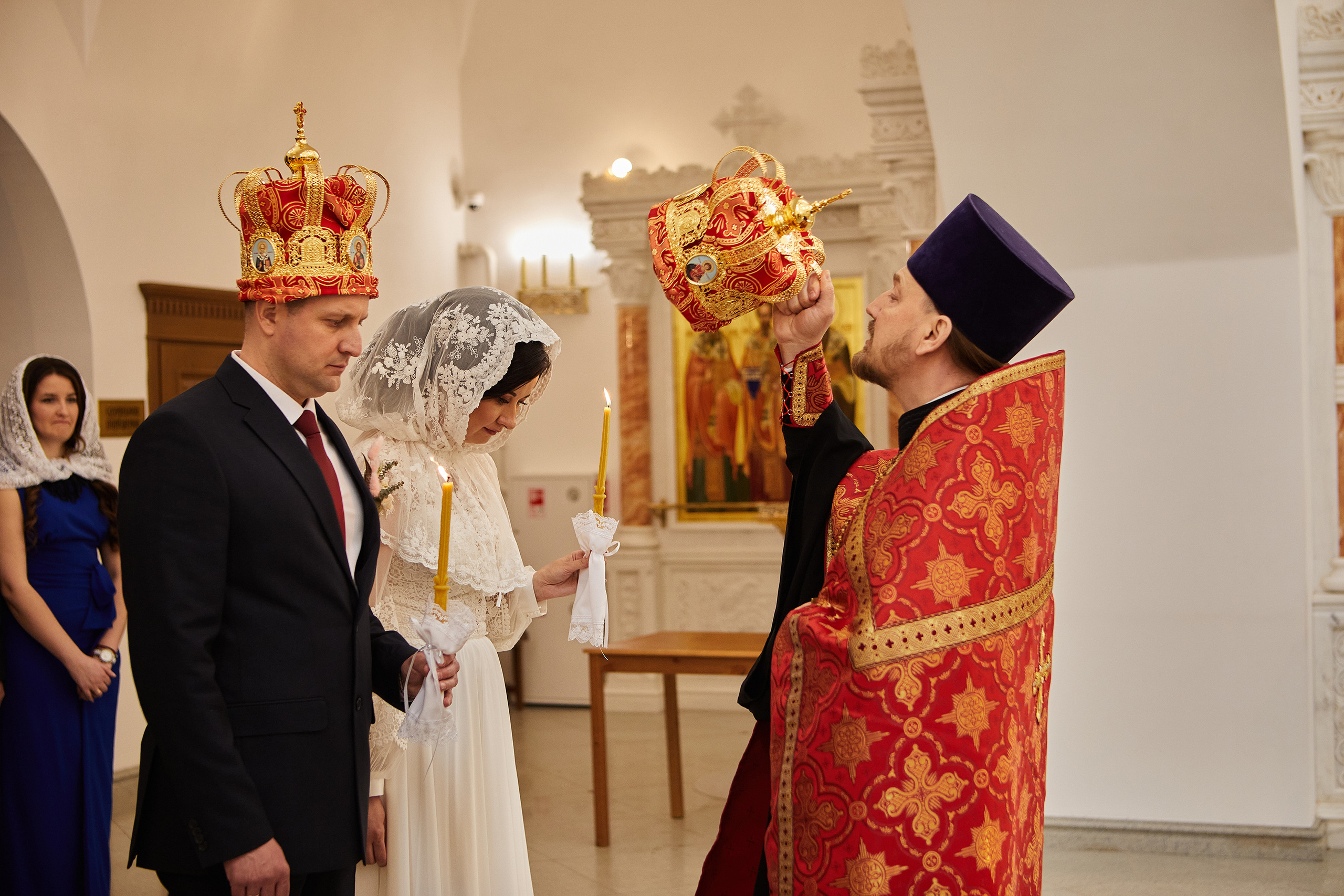 Венчание и Регистрация брака в Никольском храме. Репортажный Фотограф Москва Дарья Лунева