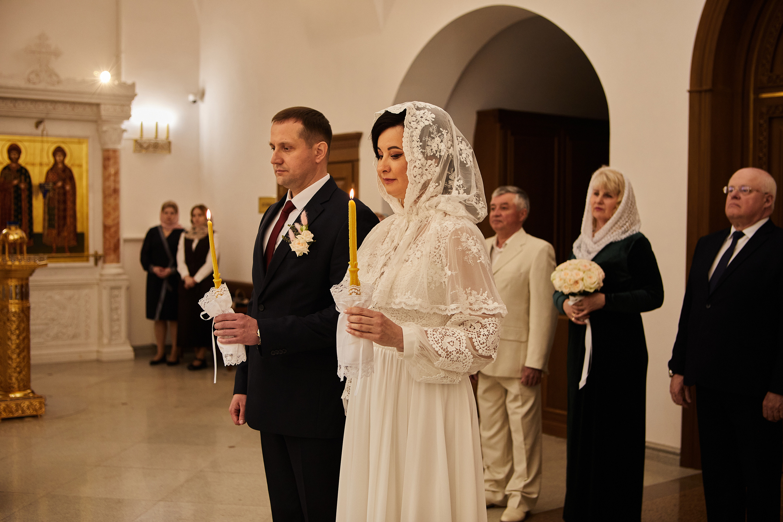 Венчание и Регистрация брака в Никольском храме. Репортажный Фотограф Москва Дарья Лунева