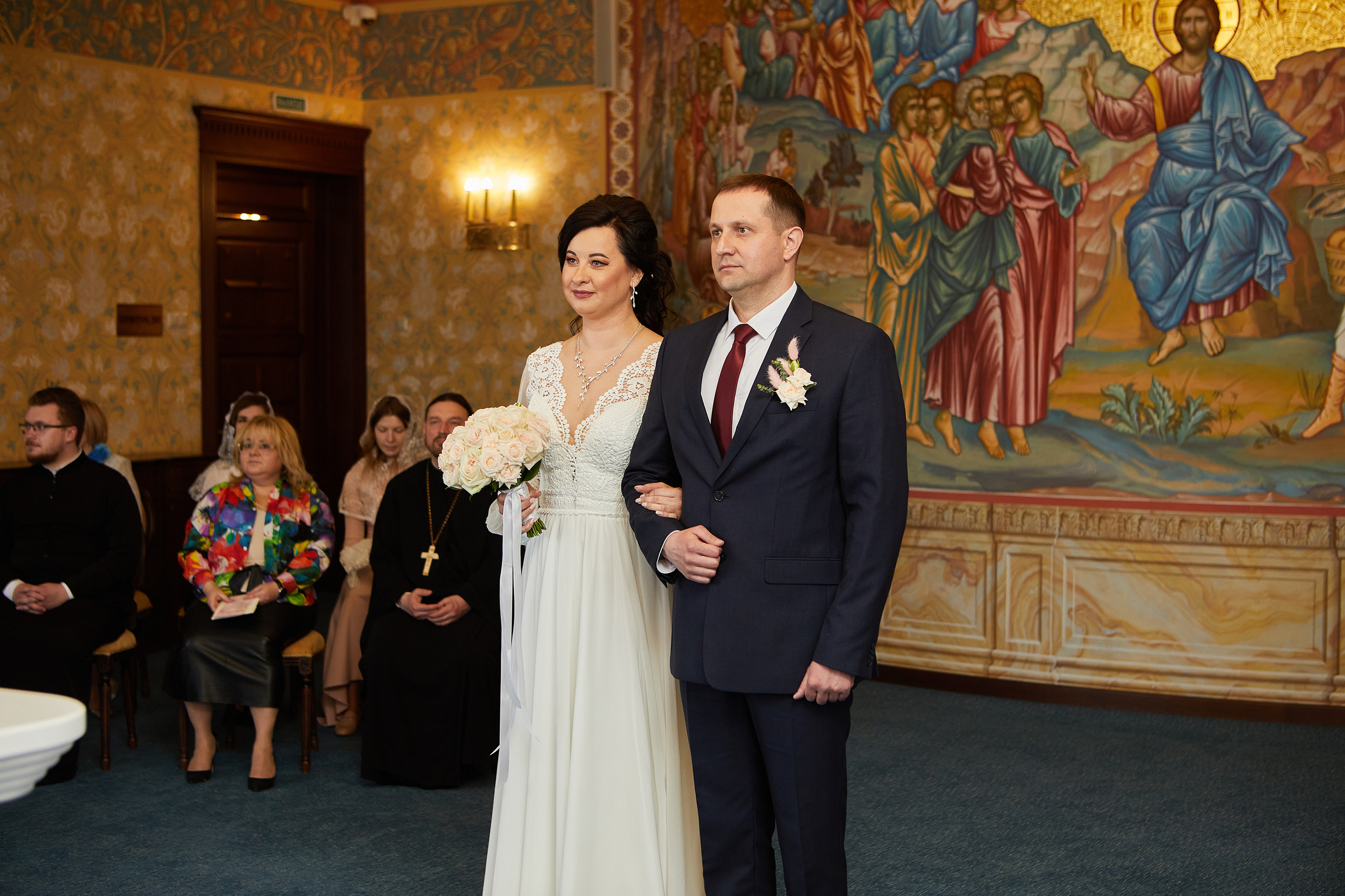 Венчание и Регистрация брака в Никольском храме. Репортажный Фотограф Москва Дарья Лунева