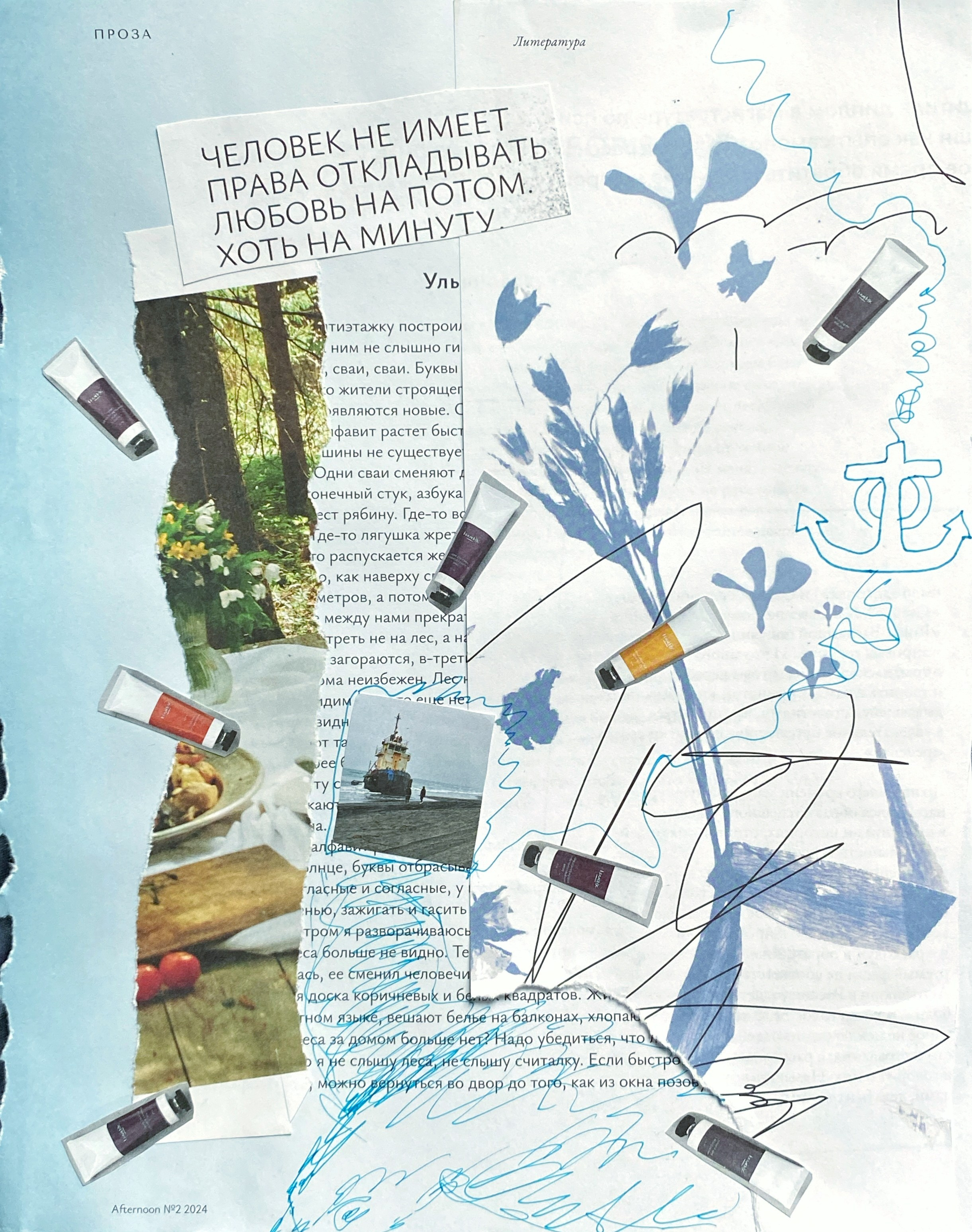 Коллажи. Мультидисциплинарная художница