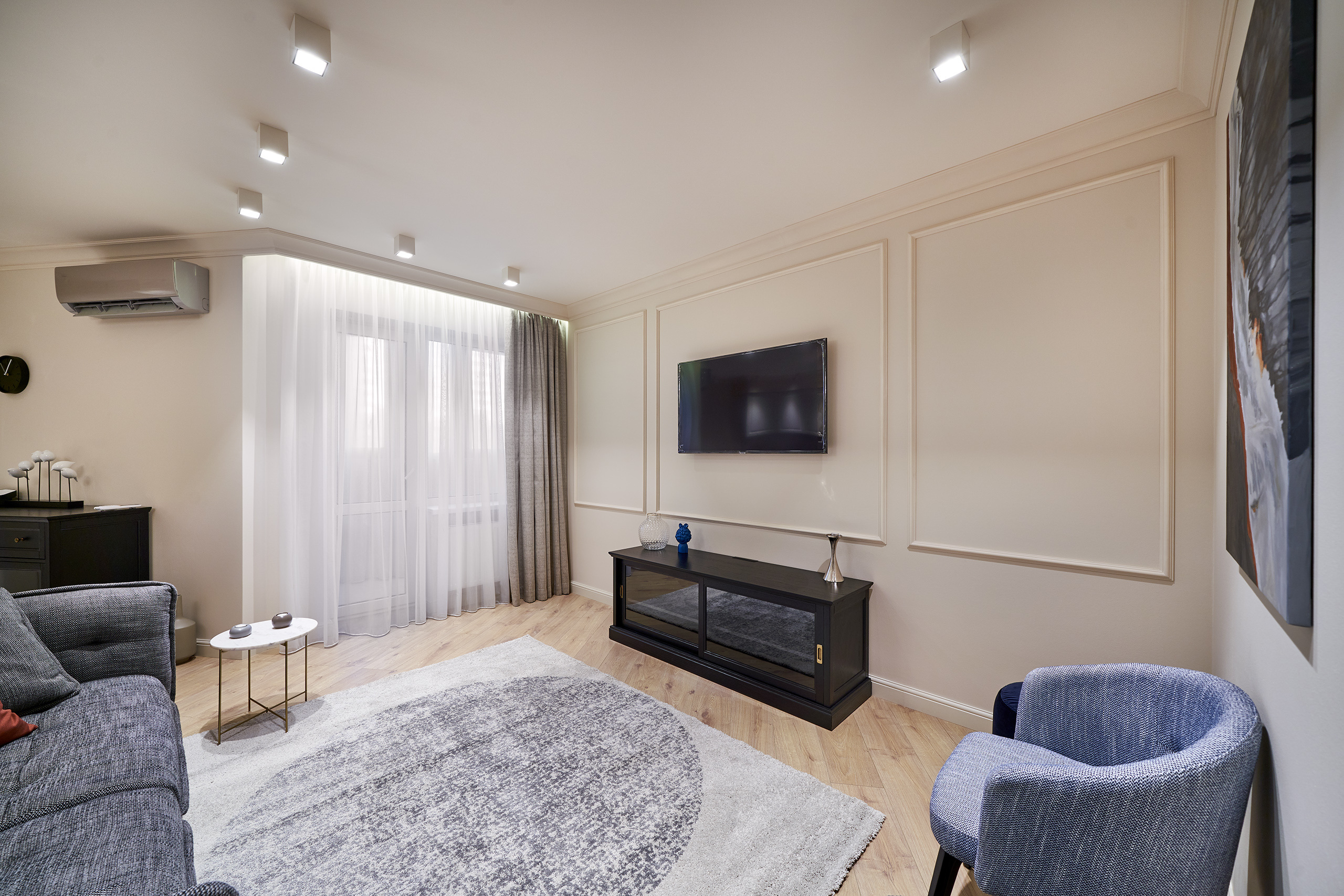 Демонстрационная квартира ЖК «Тургенев» - Краснодар - фото 1 - интерьер гостиной