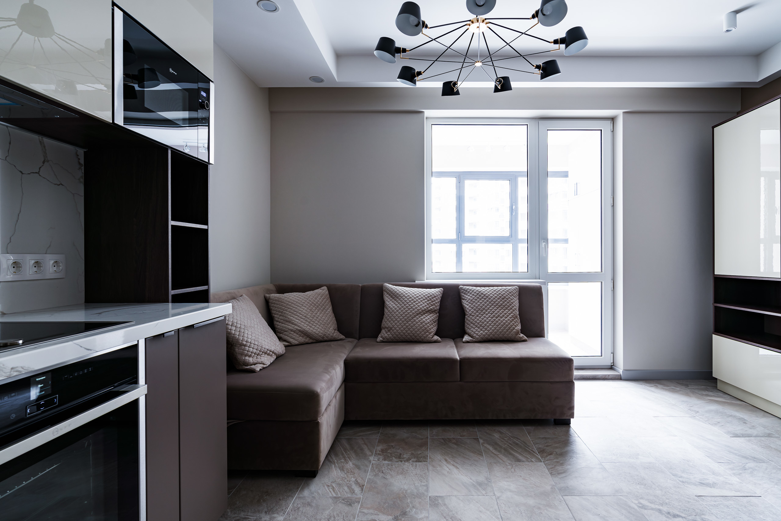 Квартира в Краснодаре - фото 1 - интерьер кухни