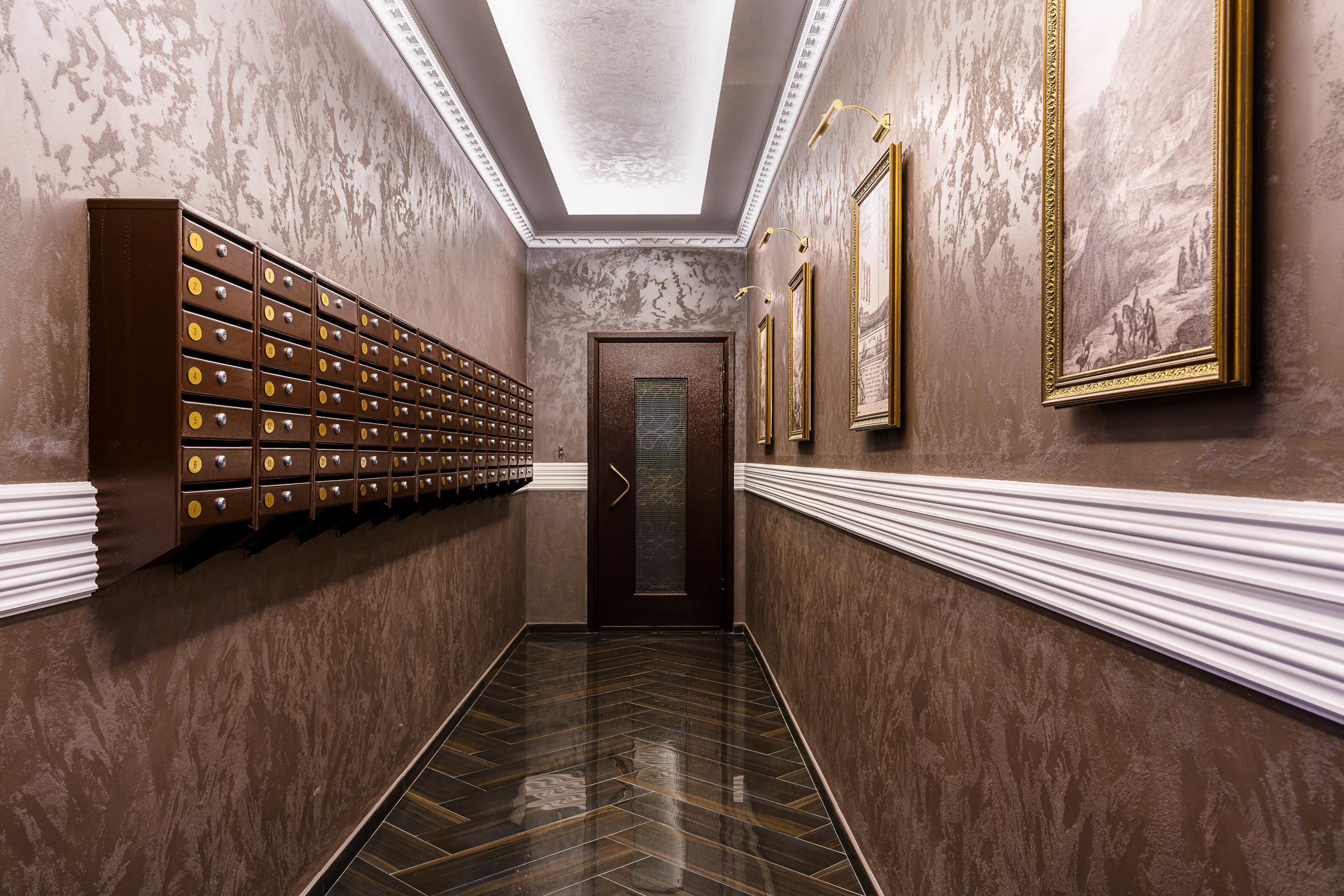 ЖК «Пётр I» - Краснодар - фото 13 - интерьер площадки почтовых ящиков