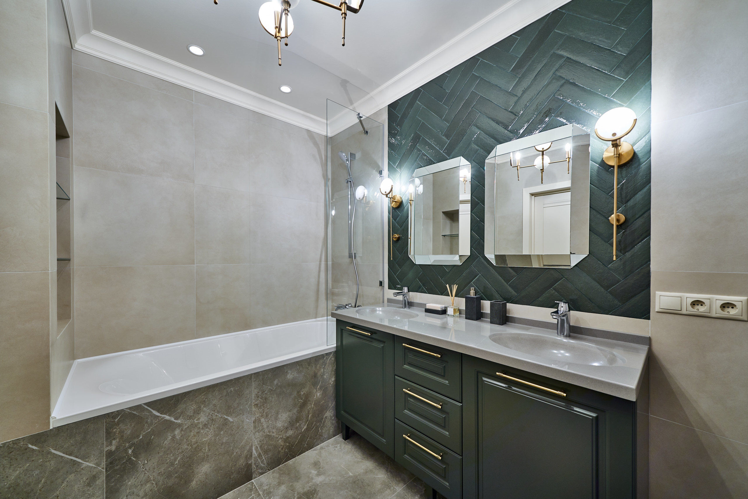 Демонстрационная квартира ЖК «Тургенев» - Краснодар - фото 14 - интерьер ванной комнаты