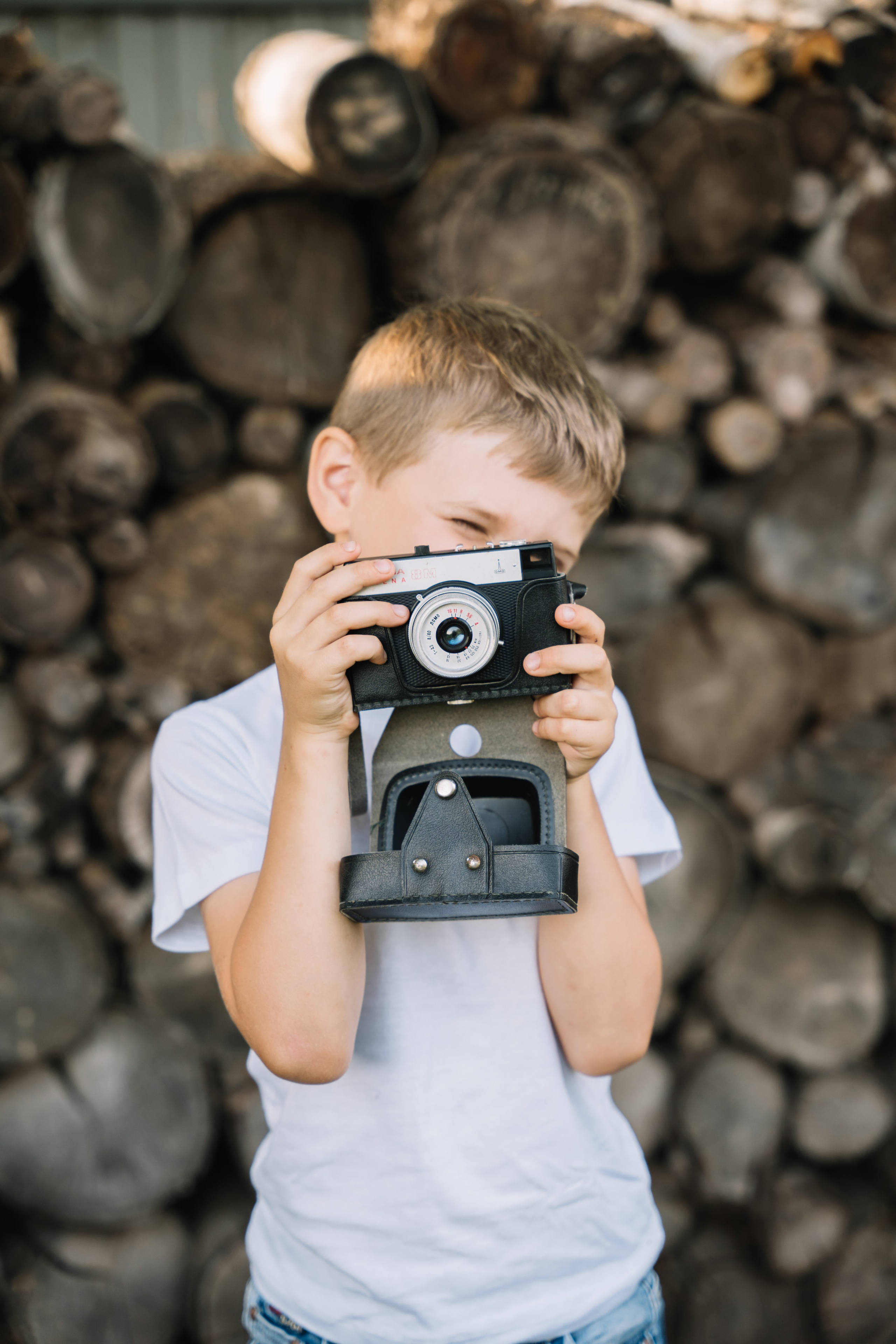 На даче по семейному