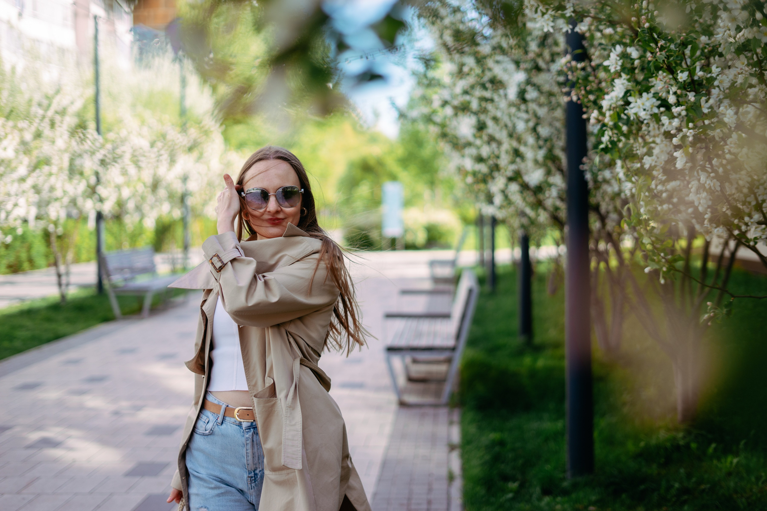 Екатерина в парке. Фотограф в Казани Алсу Багабиева