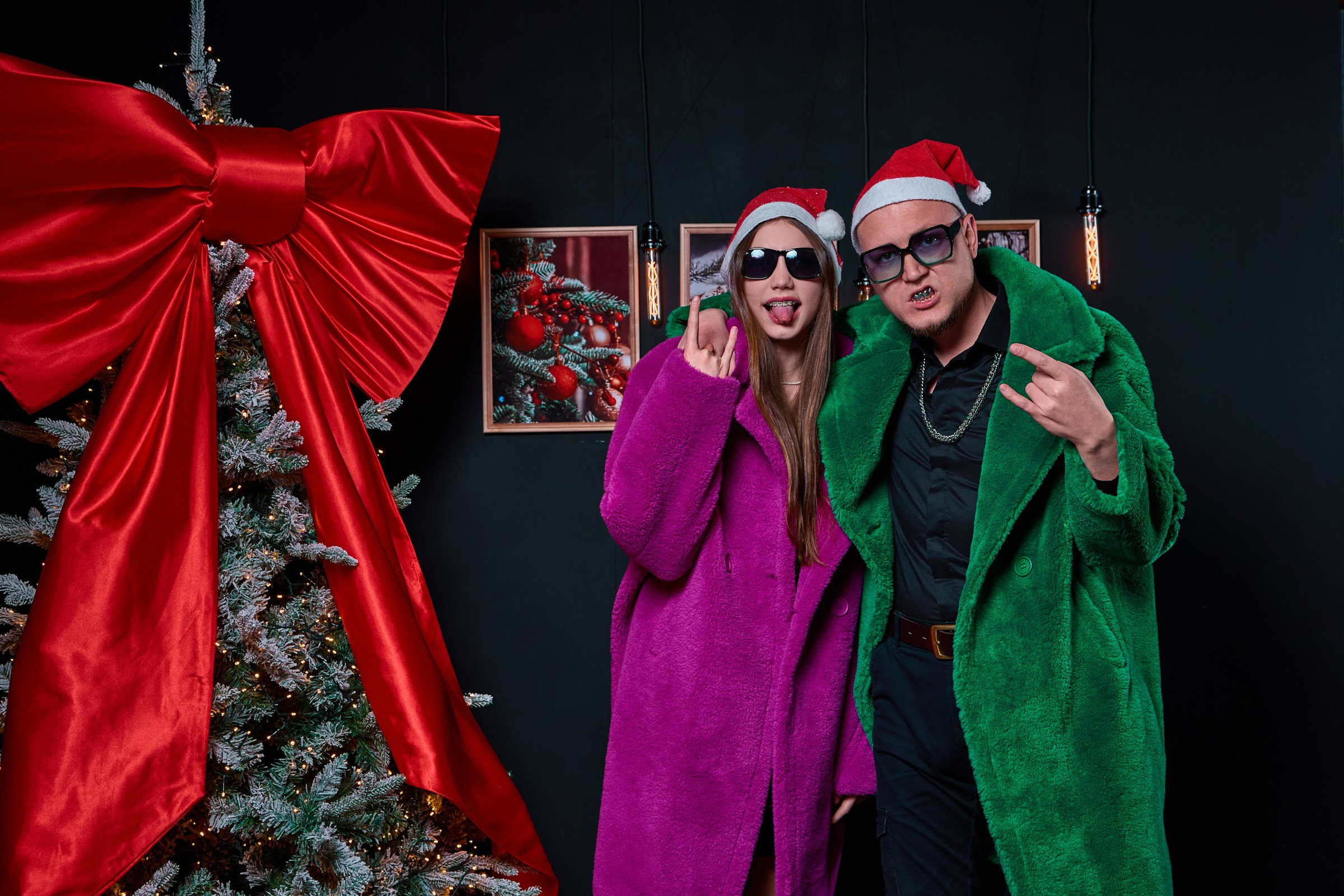 Слава, Катя и Злата. Новый год. Видеограф, фотограф Илья Новиков Москва, Екатеринбург, Калининград