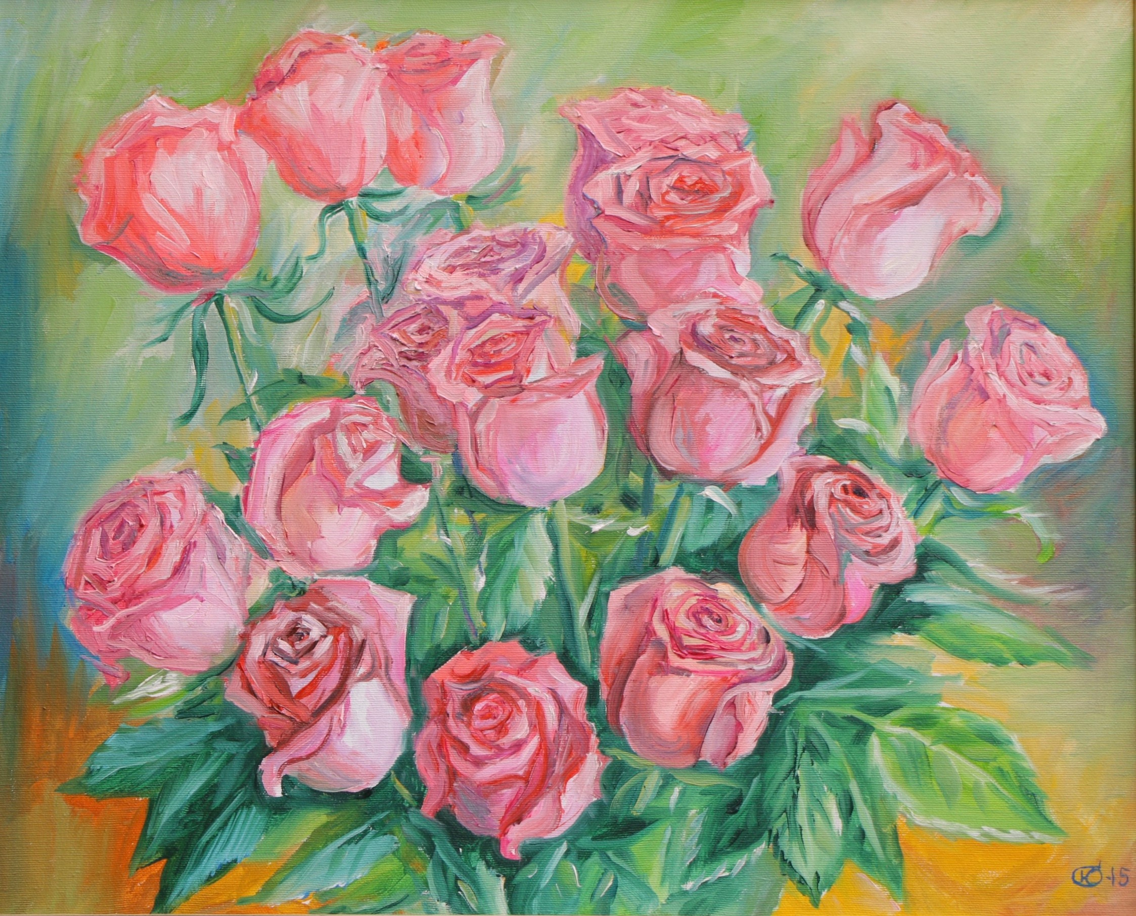 Цветы. Продажа картин маслом на холсте в г. Ялта